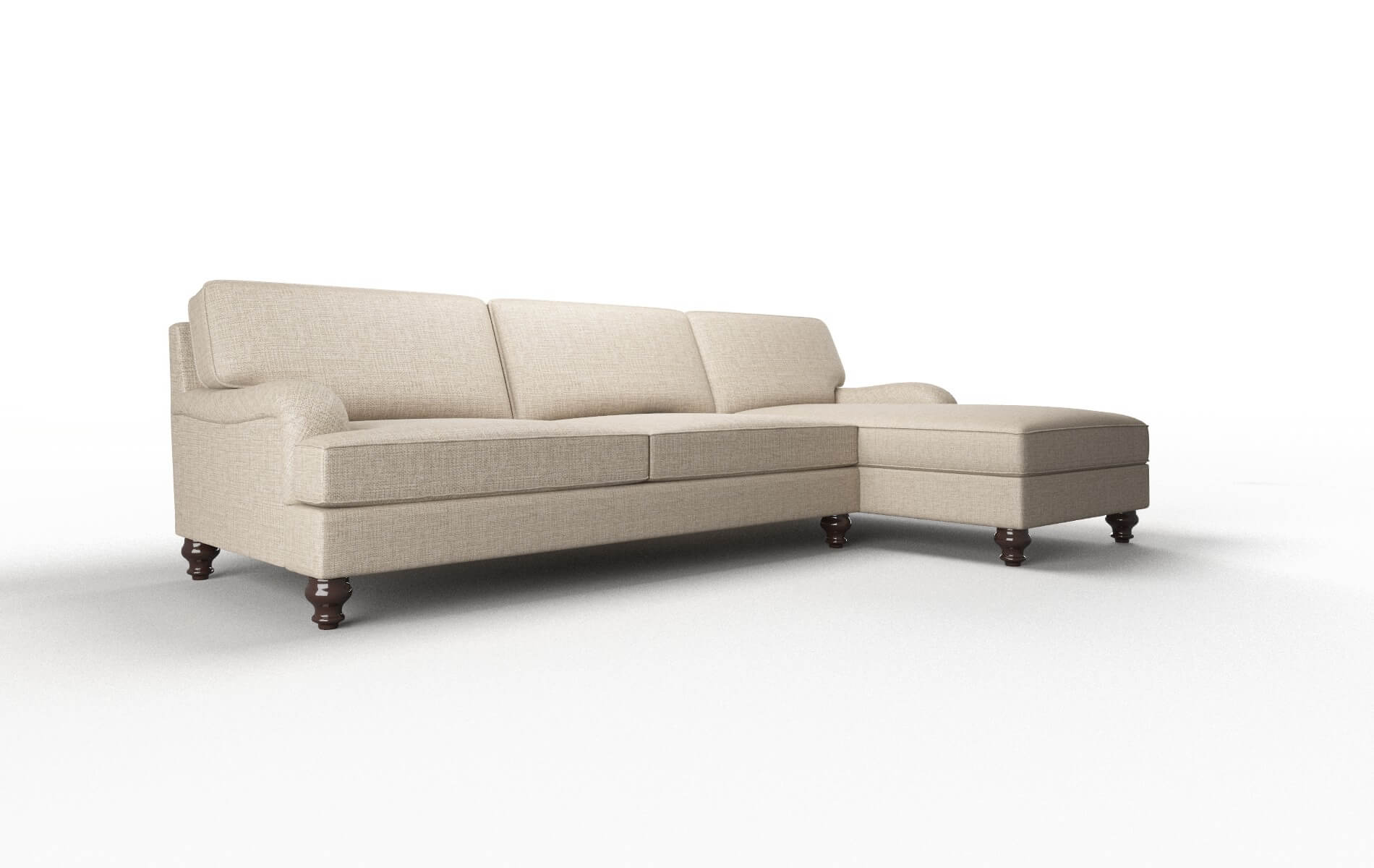 Hamilton Sosoftness 74 Panel espresso legs 2