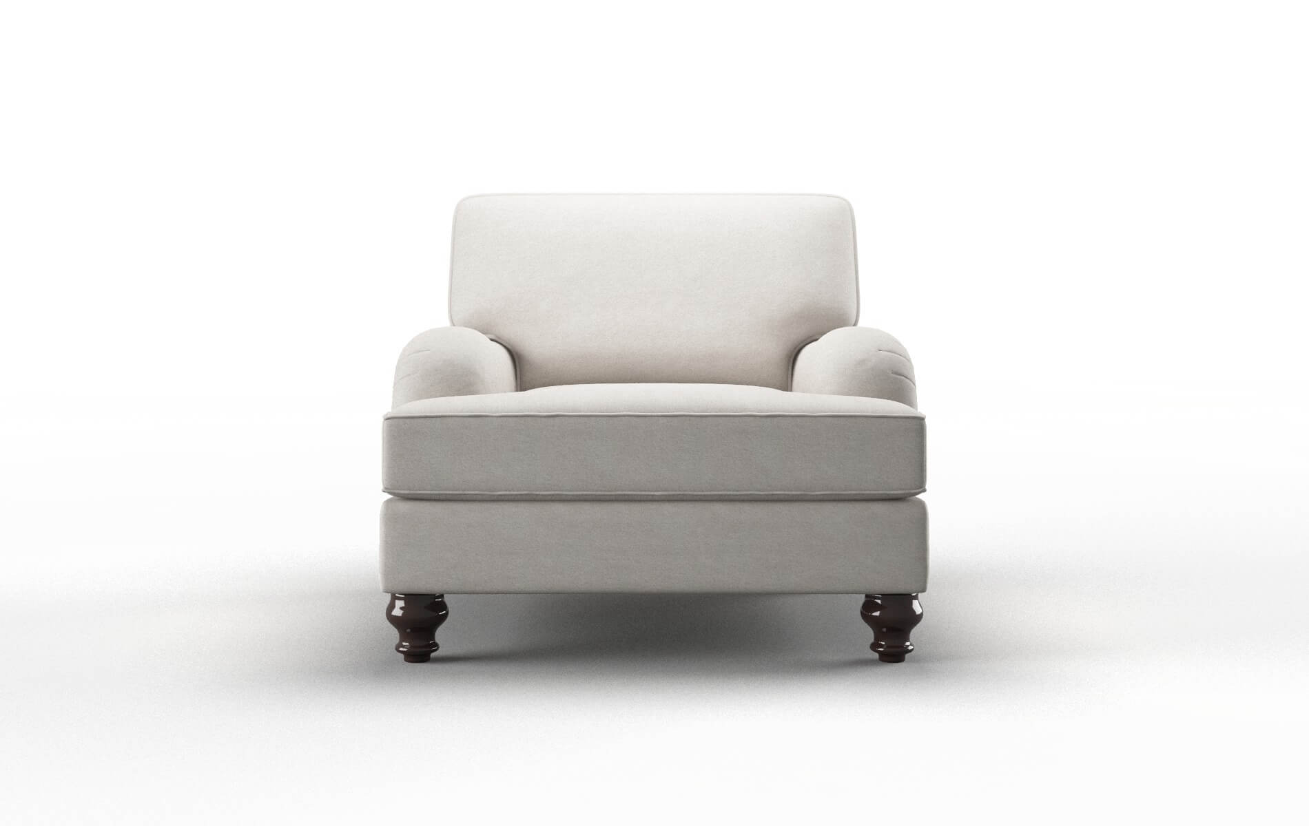 Hamilton Suave Dove Chair espresso legs 1