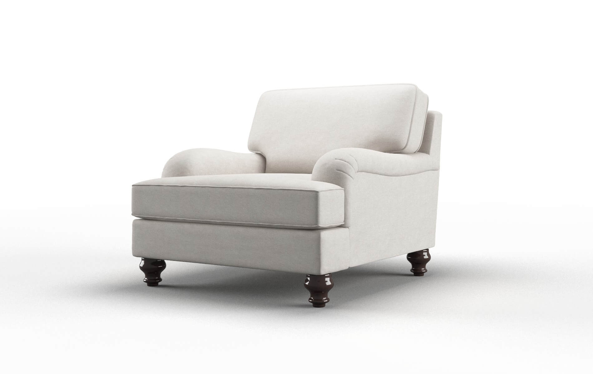 Hamilton Suave Dove Chair espresso legs 4