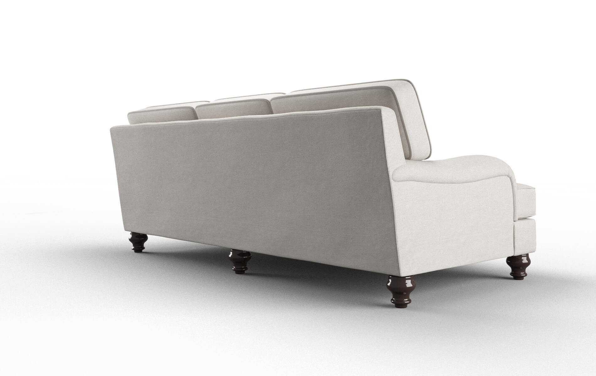 Hamilton Suave Dove Sofa espresso legs 5