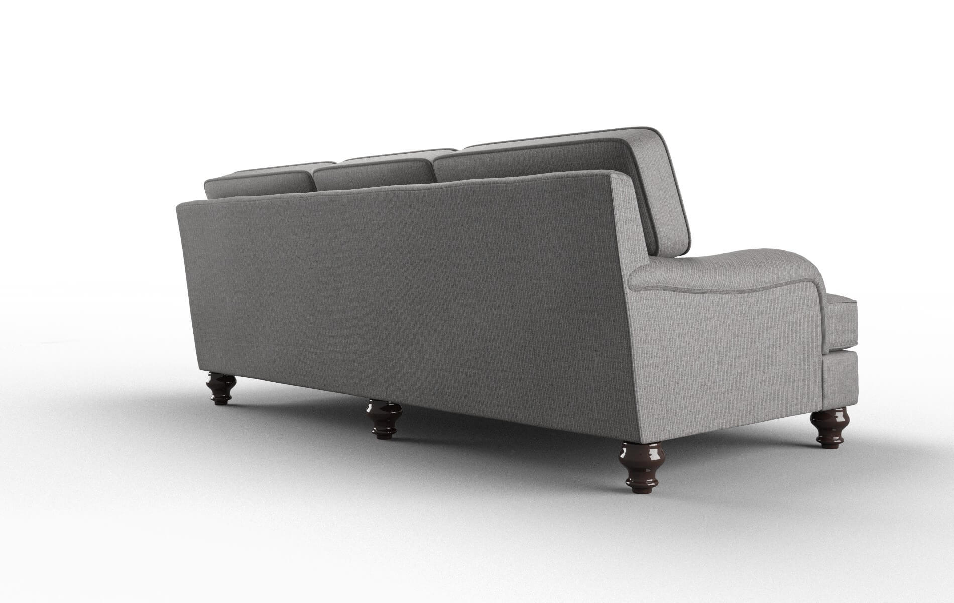 Hamilton Terrain Oatmeal Sofa espresso legs 5