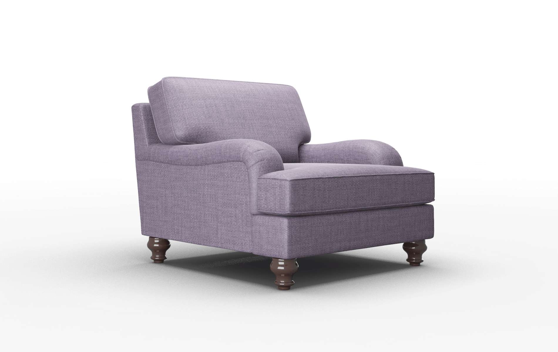 Hamilton Tess Blackberry Chair espresso legs 2