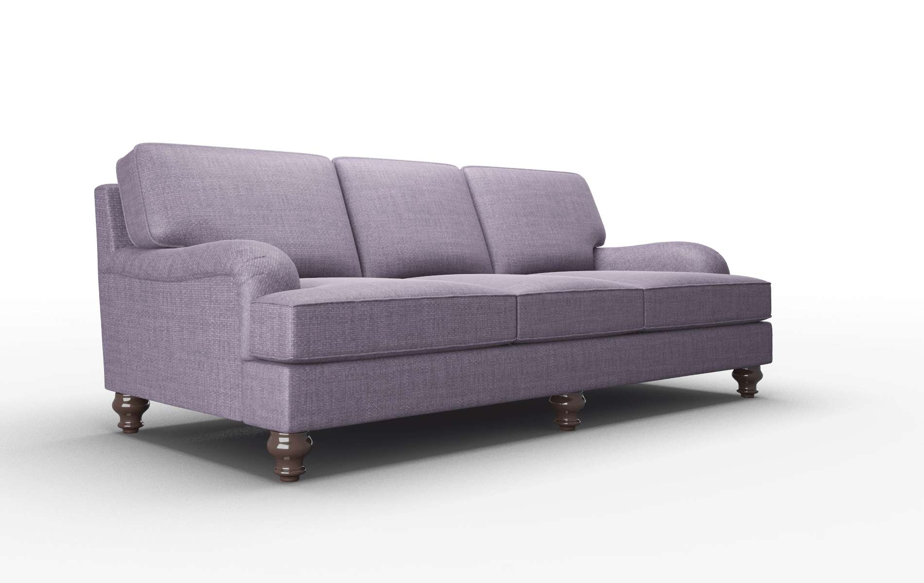 Hamilton Tess Blackberry Sofa espresso legs 2