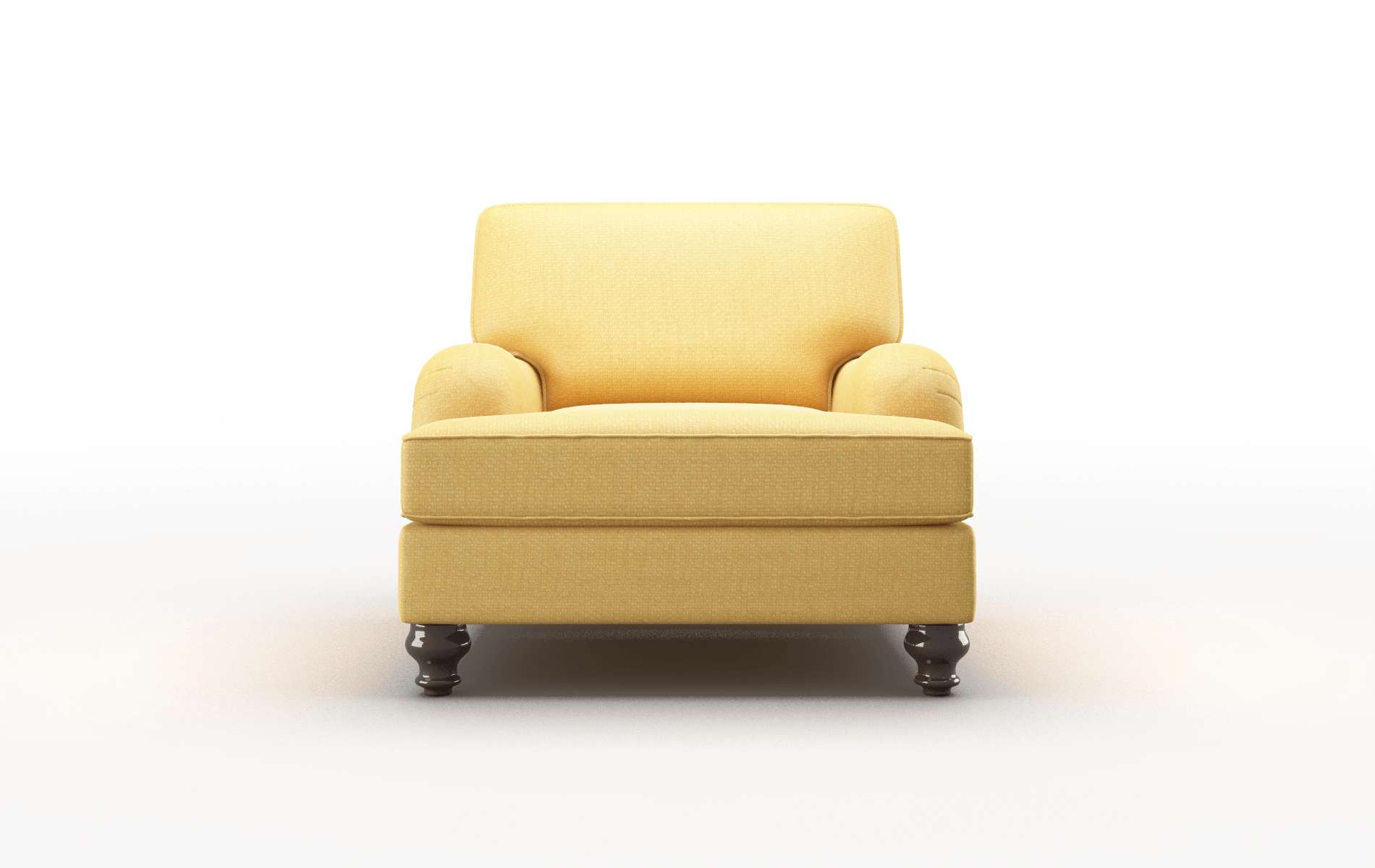 Hamilton Tess Turmeric Chair espresso legs 1