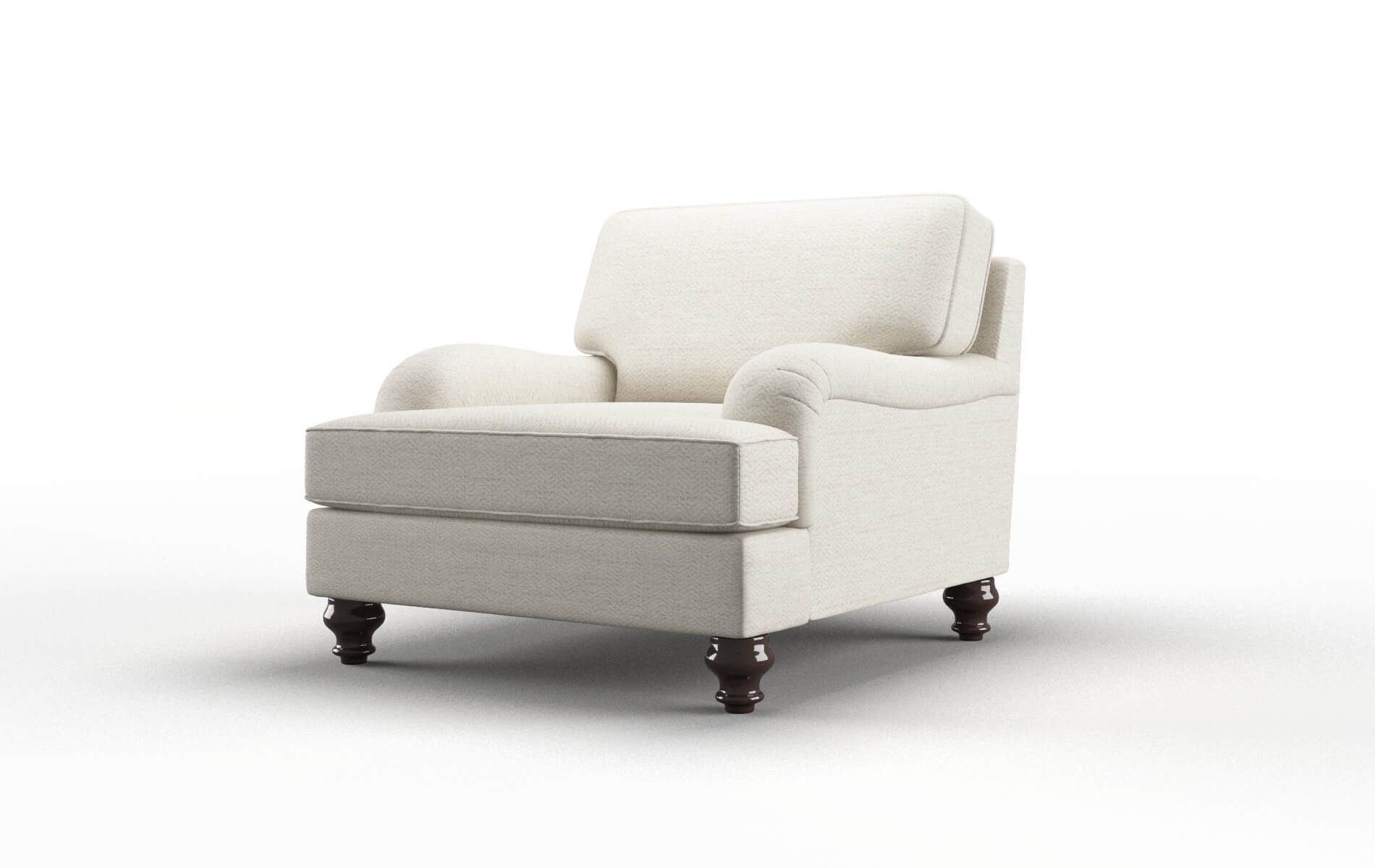 Hamilton Venus Cream Chair espresso legs 4