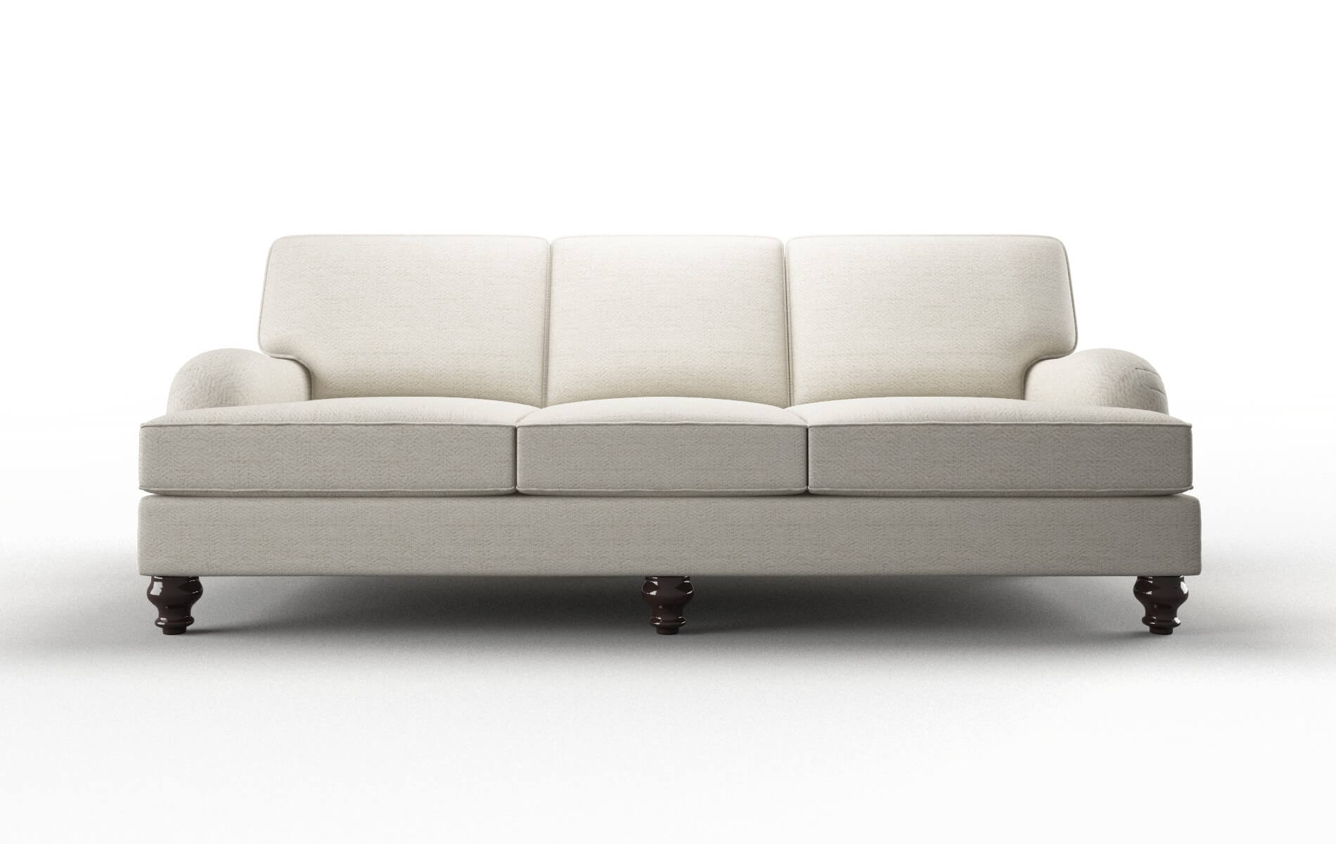 Hamilton Venus Cream Sofa espresso legs 1