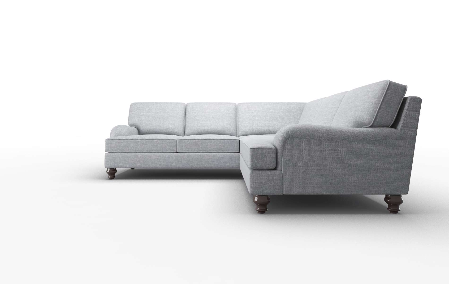 Hamilton Venus Mist Sectional espresso legs 5