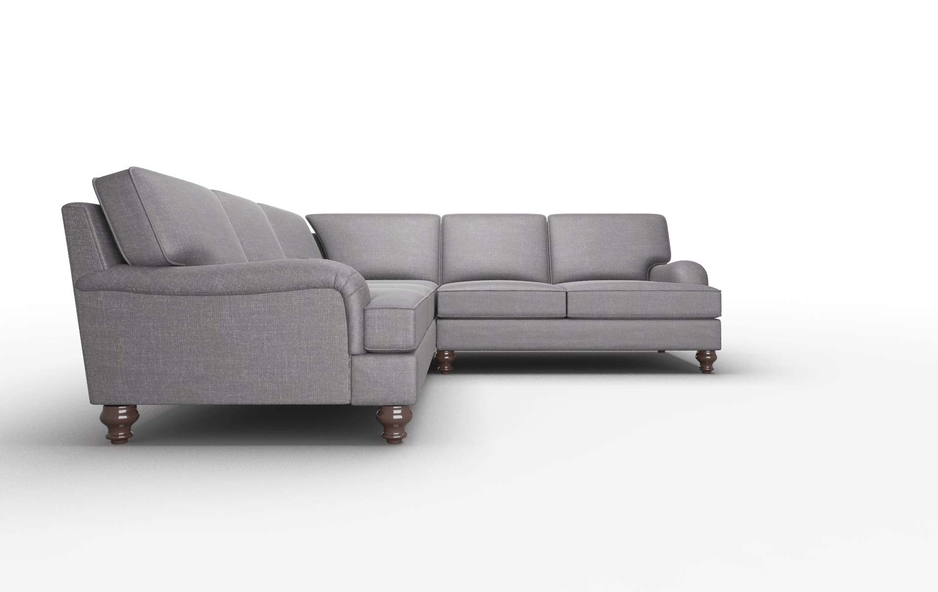 Hamilton Venus Onyx Sectional espresso legs 2