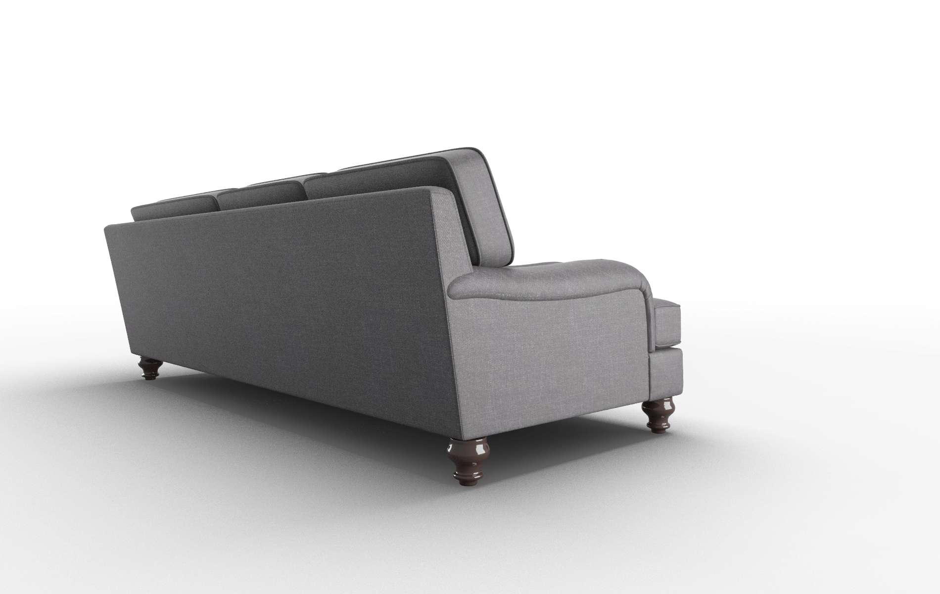 Hamilton Venus Onyx Sectional espresso legs 3