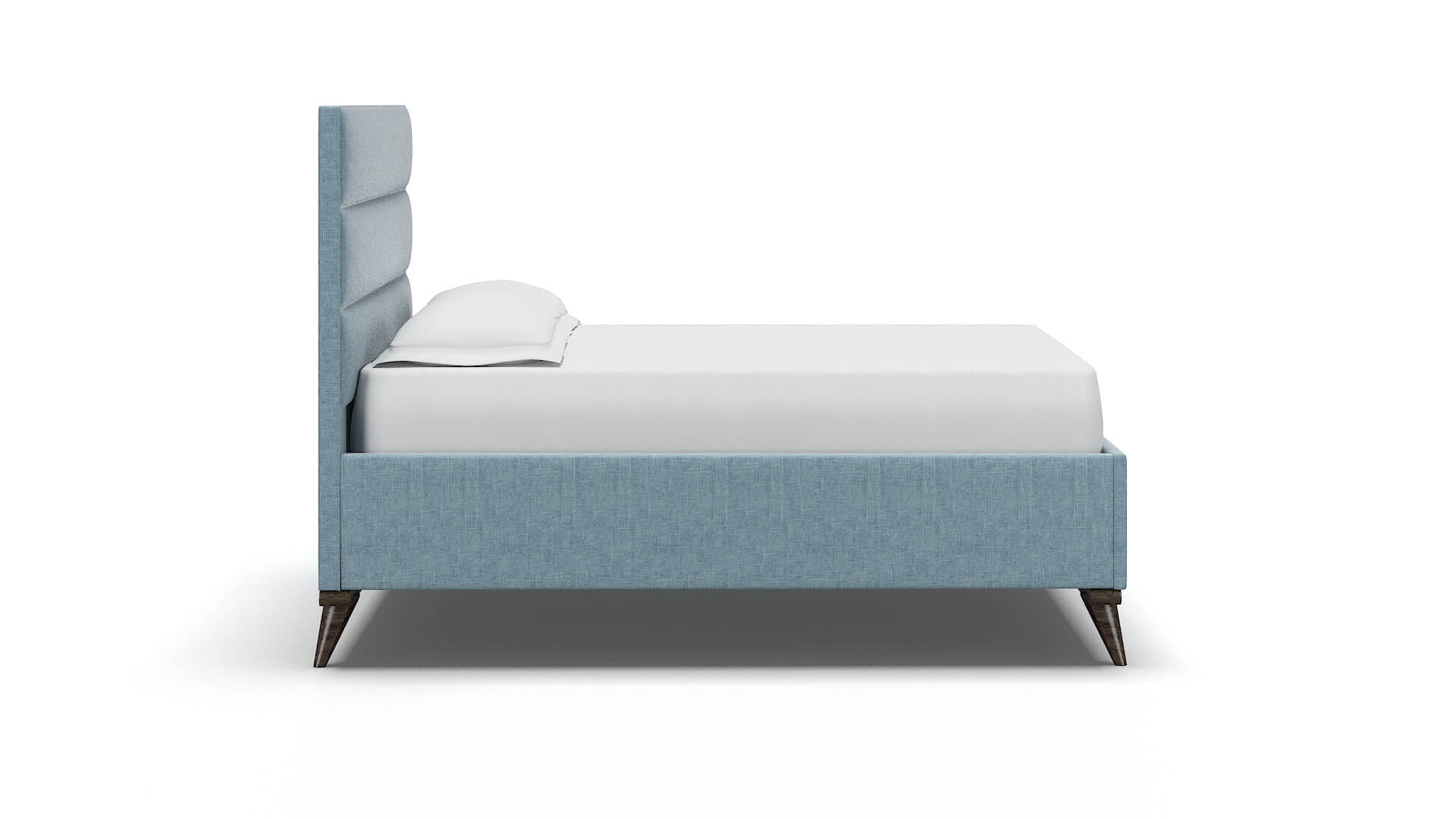 Hannela Atlas Turquoise Bed espresso legs 3