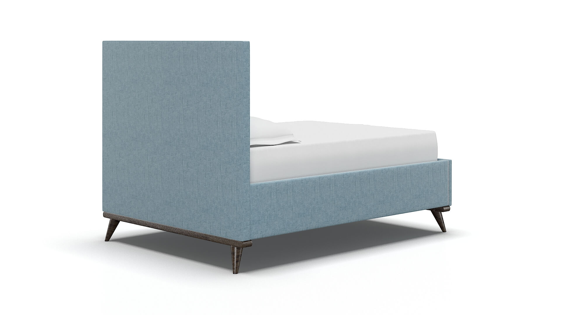 Hannela Atlas Turquoise Bed espresso legs 4