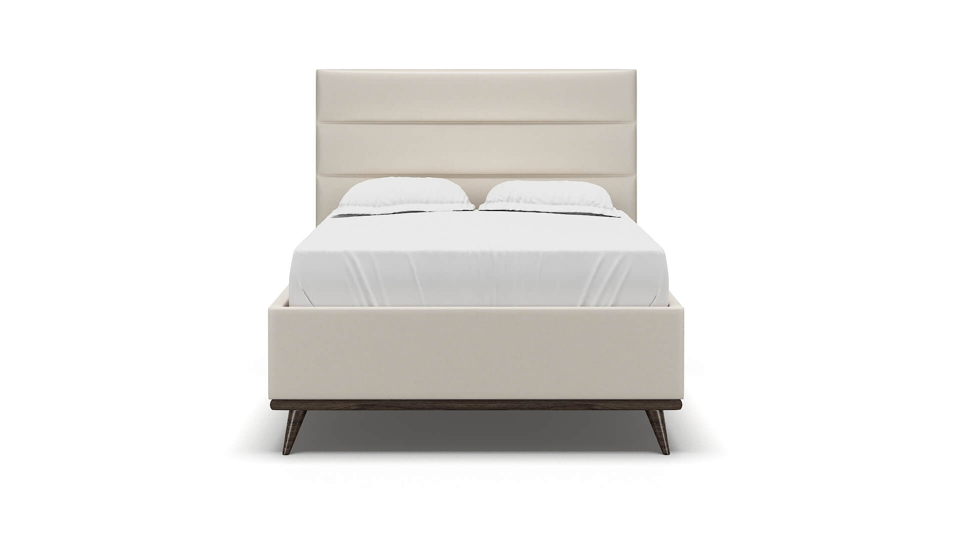 Hannela Blanche Milky Bed espresso legs 1
