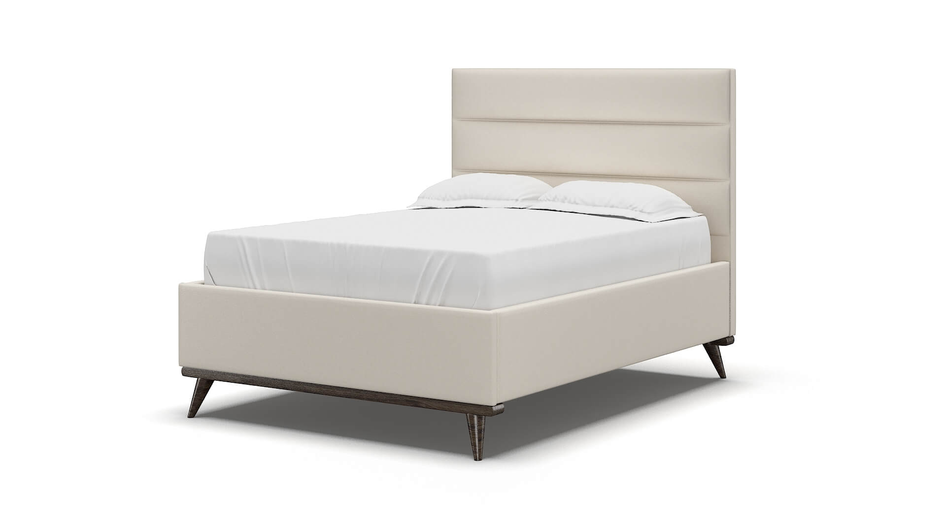 Hannela Blanche Milky Bed espresso legs 5