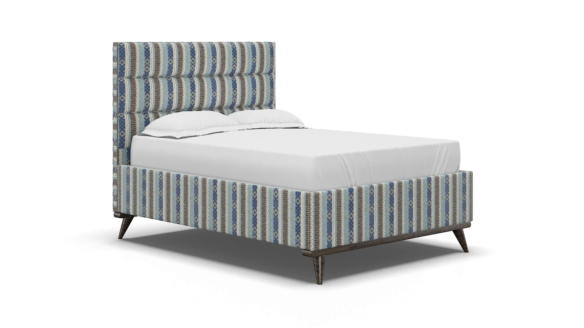Hannela Bodhi Indigo Bed espresso legs 2