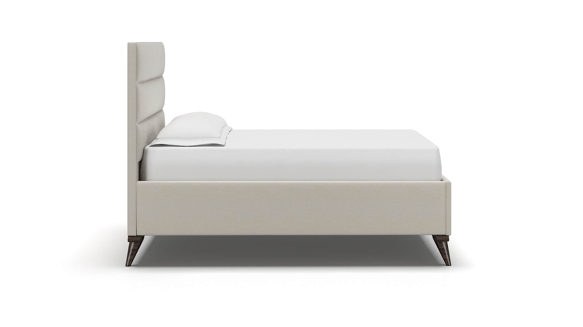 Hannela Bungalow Ivory Bed espresso legs 3