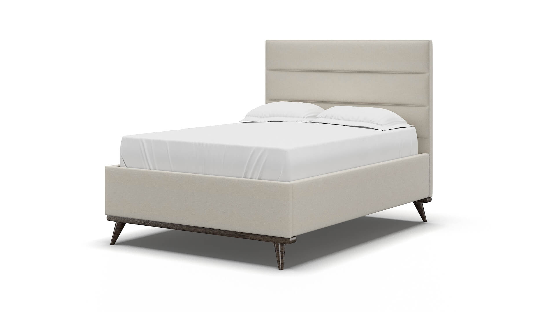 Hannela Bungalow Ivory Bed espresso legs 5