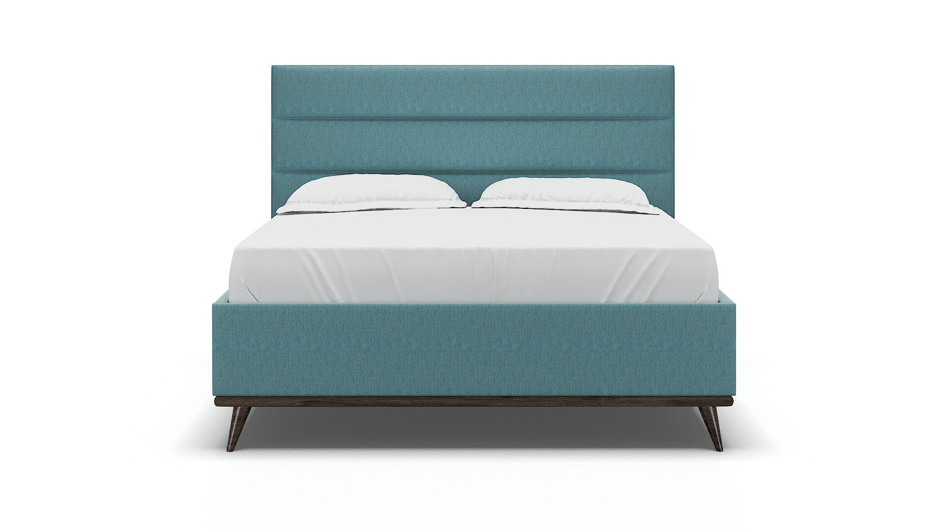 Hannela Cosmo Turquoise Bed King espresso legs 1