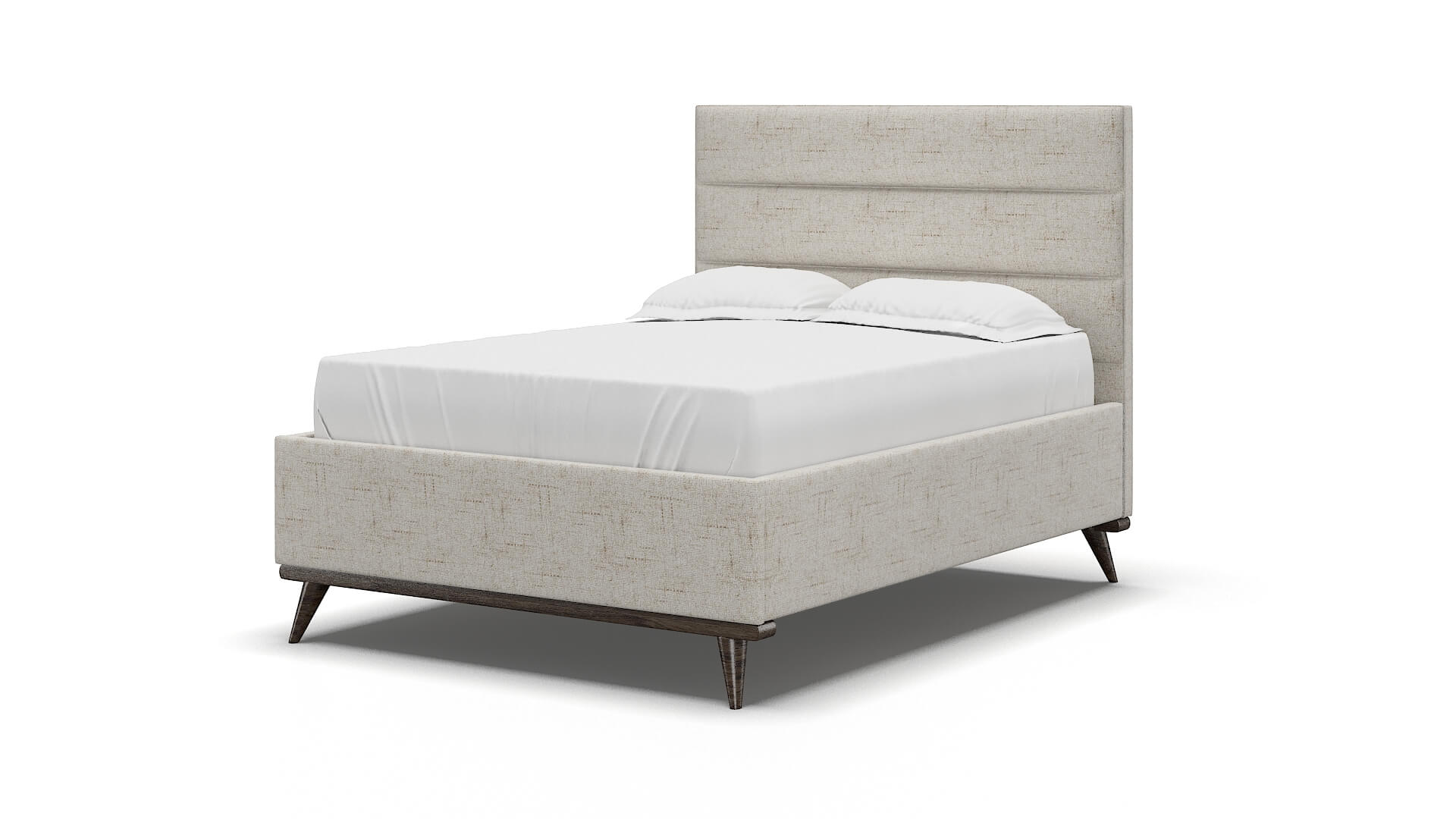 Hannela Derby Taupe Bed espresso legs 5