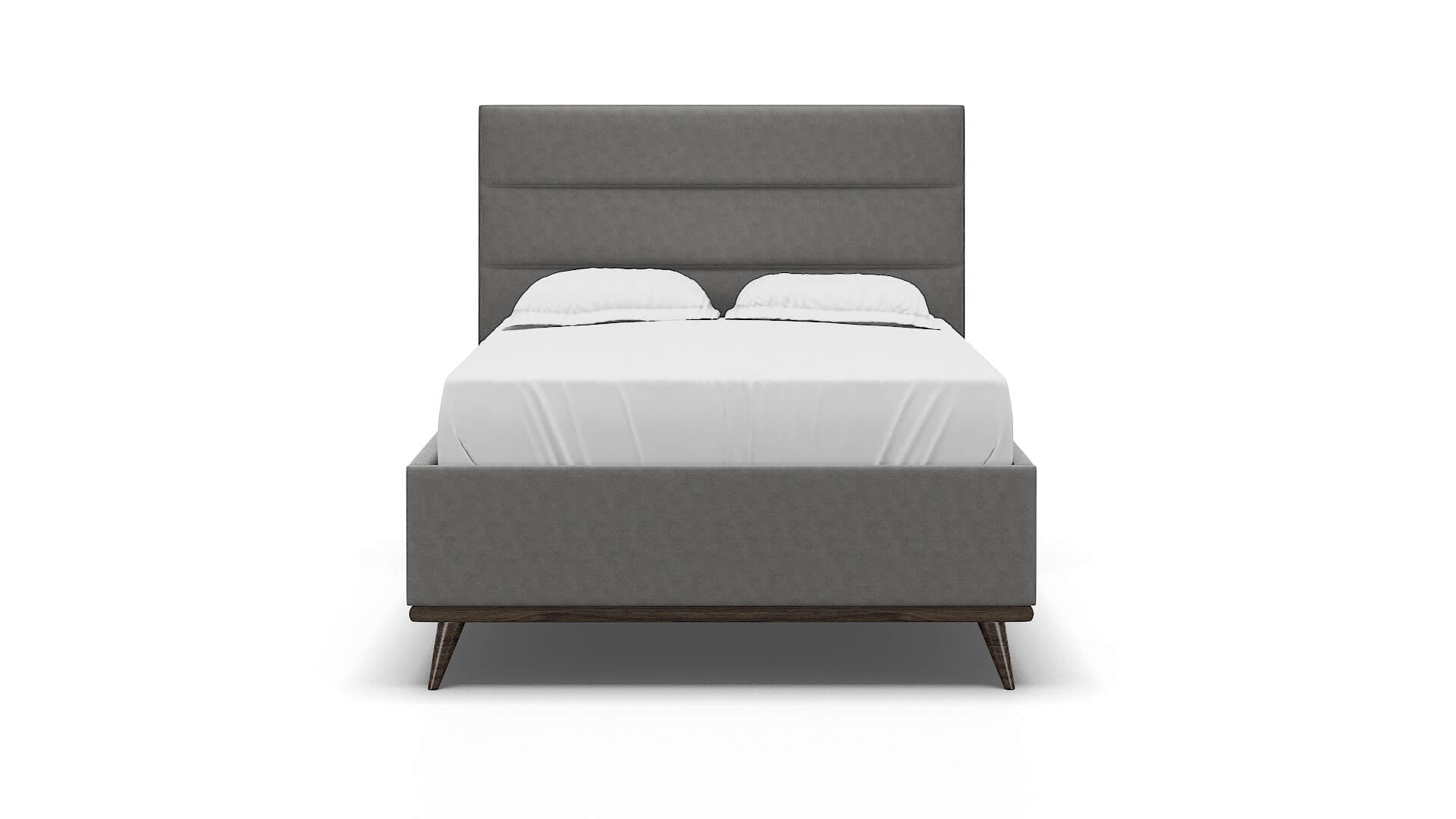 Hannela Dream_d Charcoal Bed espresso legs 1
