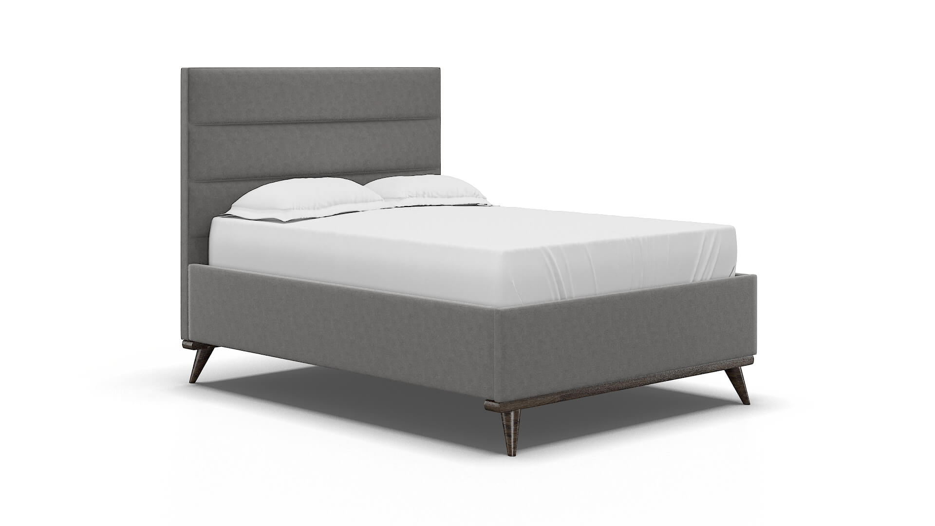 Hannela Dream_d Charcoal Bed espresso legs 2
