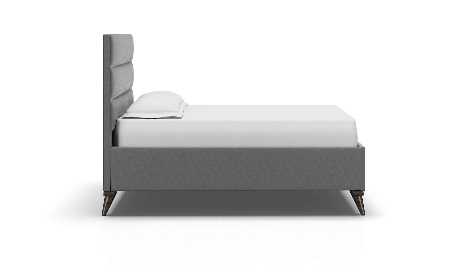 Hannela Dream_d Charcoal Bed espresso legs 3
