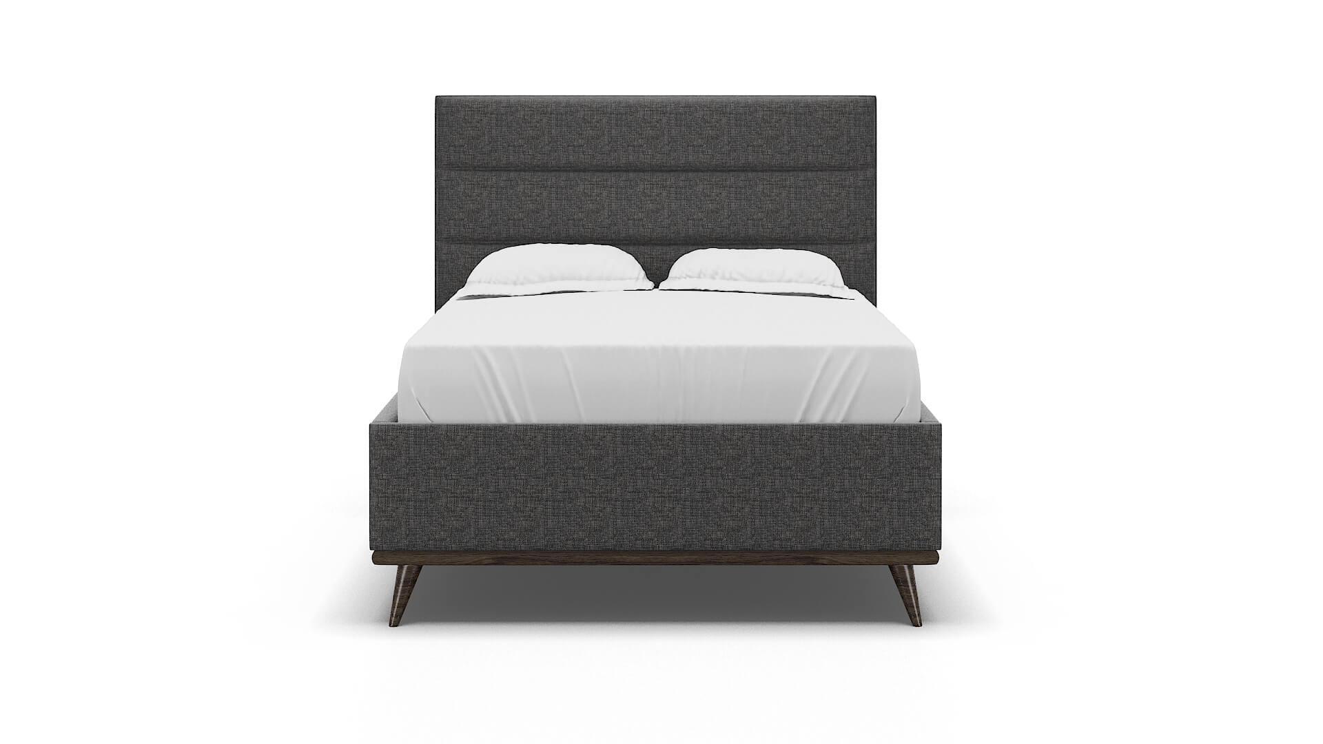 Hannela Insight Charcoal Bed espresso legs 1