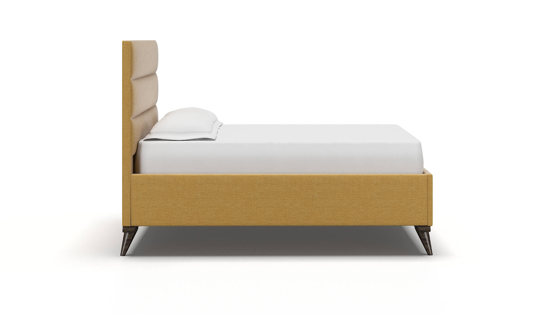 Hannela Leslie Saffron Bed espresso legs 3