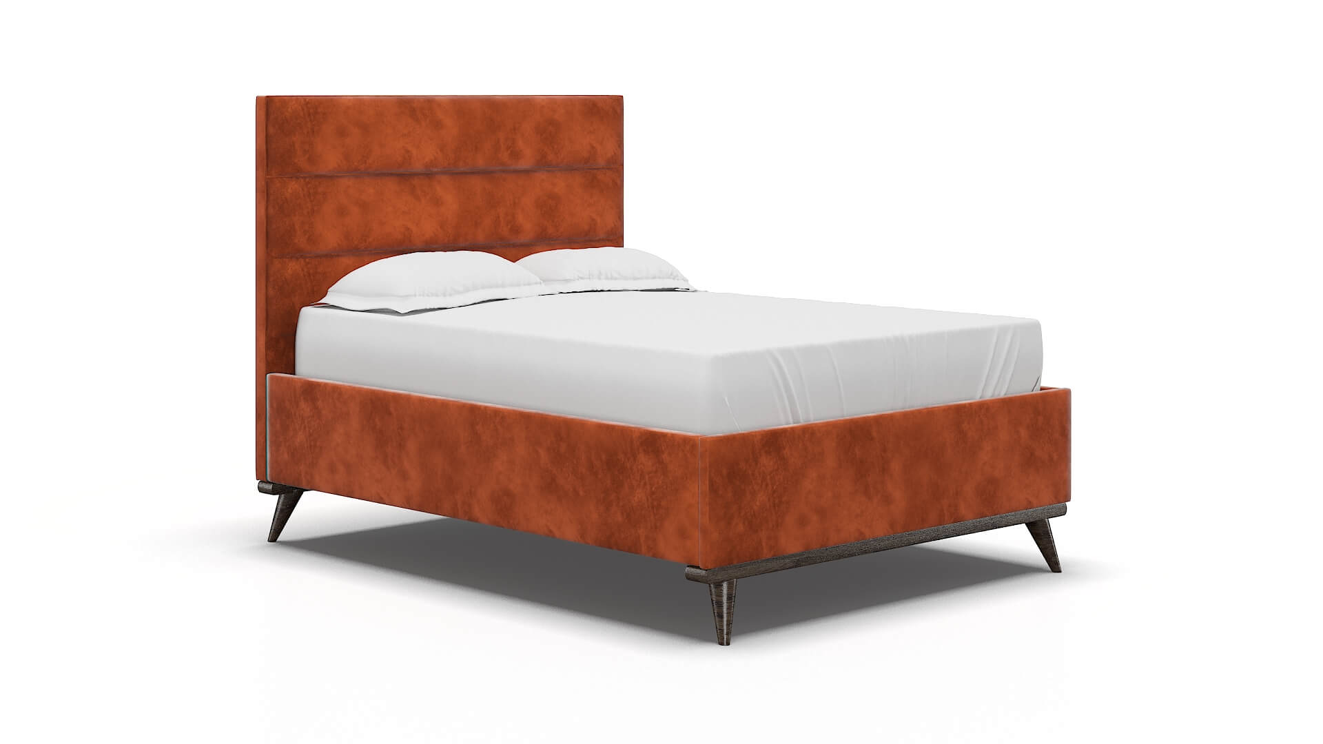 Hannela Loft Copper Bed espresso legs 2