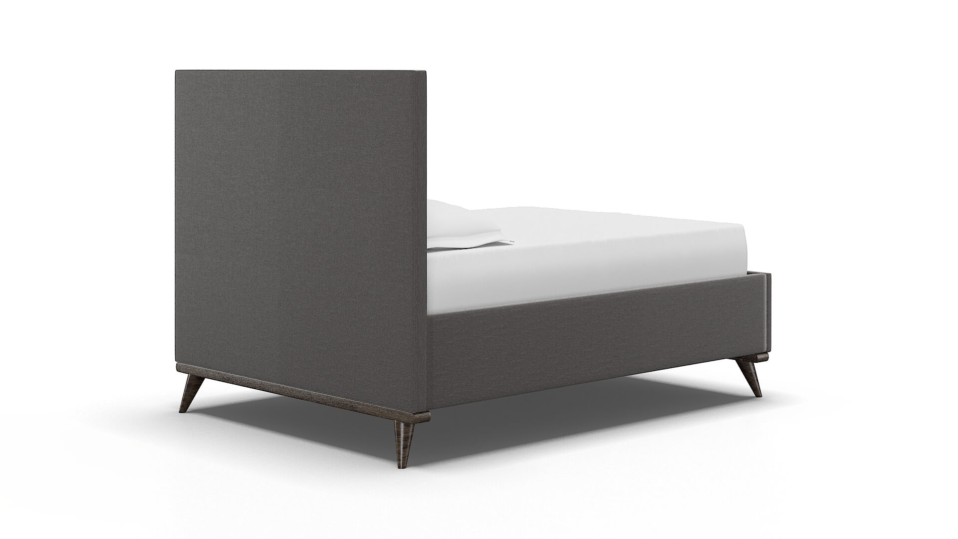 Hannela Oscar Grey Bed espresso legs 4