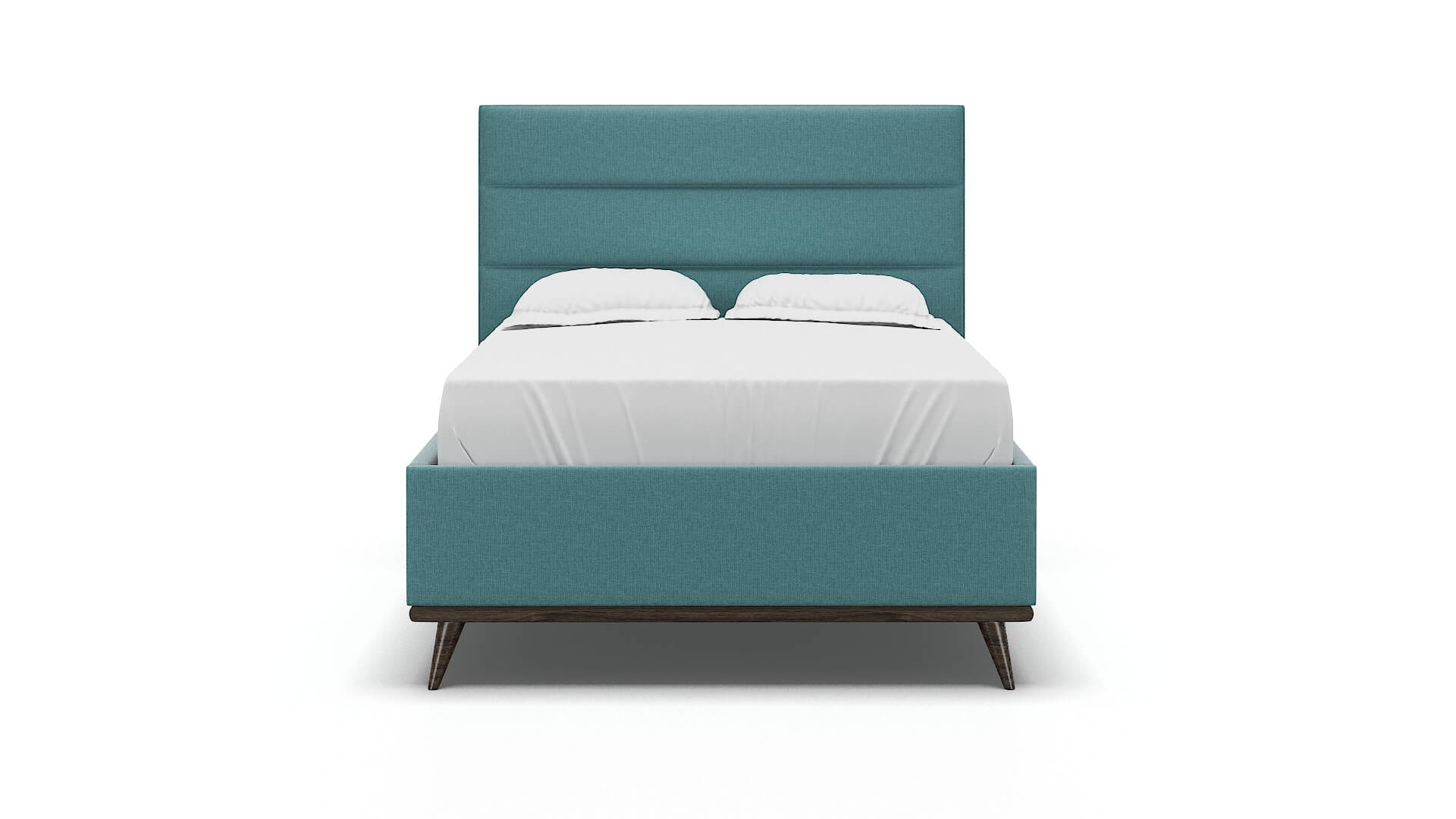 Hannela Parker Turquoise Bed espresso legs 1