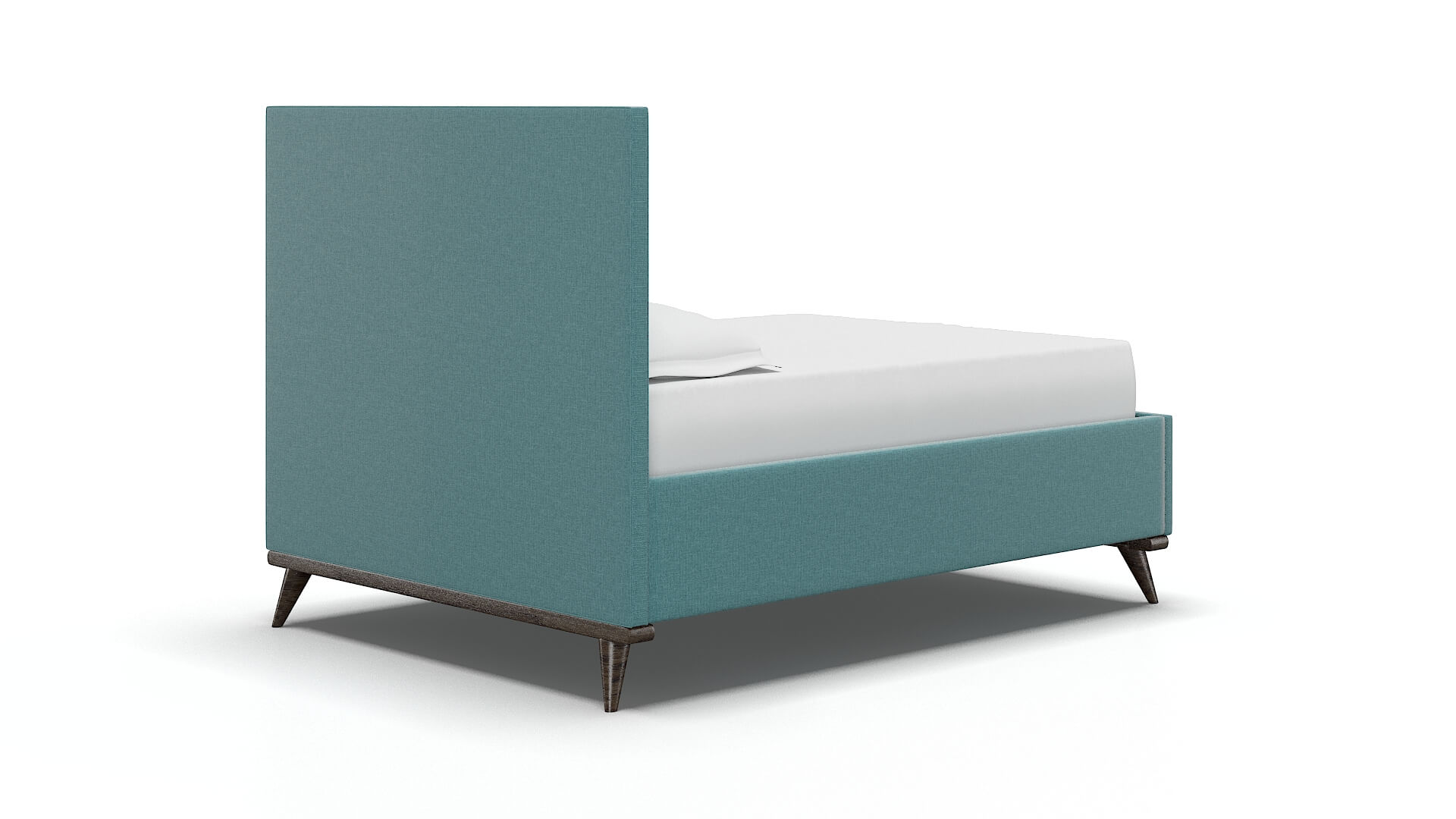 Hannela Parker Turquoise Bed espresso legs 4