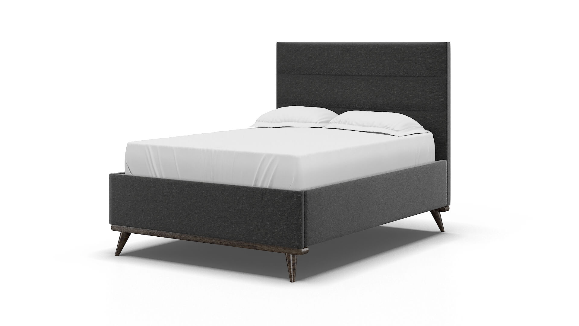 Hannela Phoenix Charcoal Bed espresso legs 5