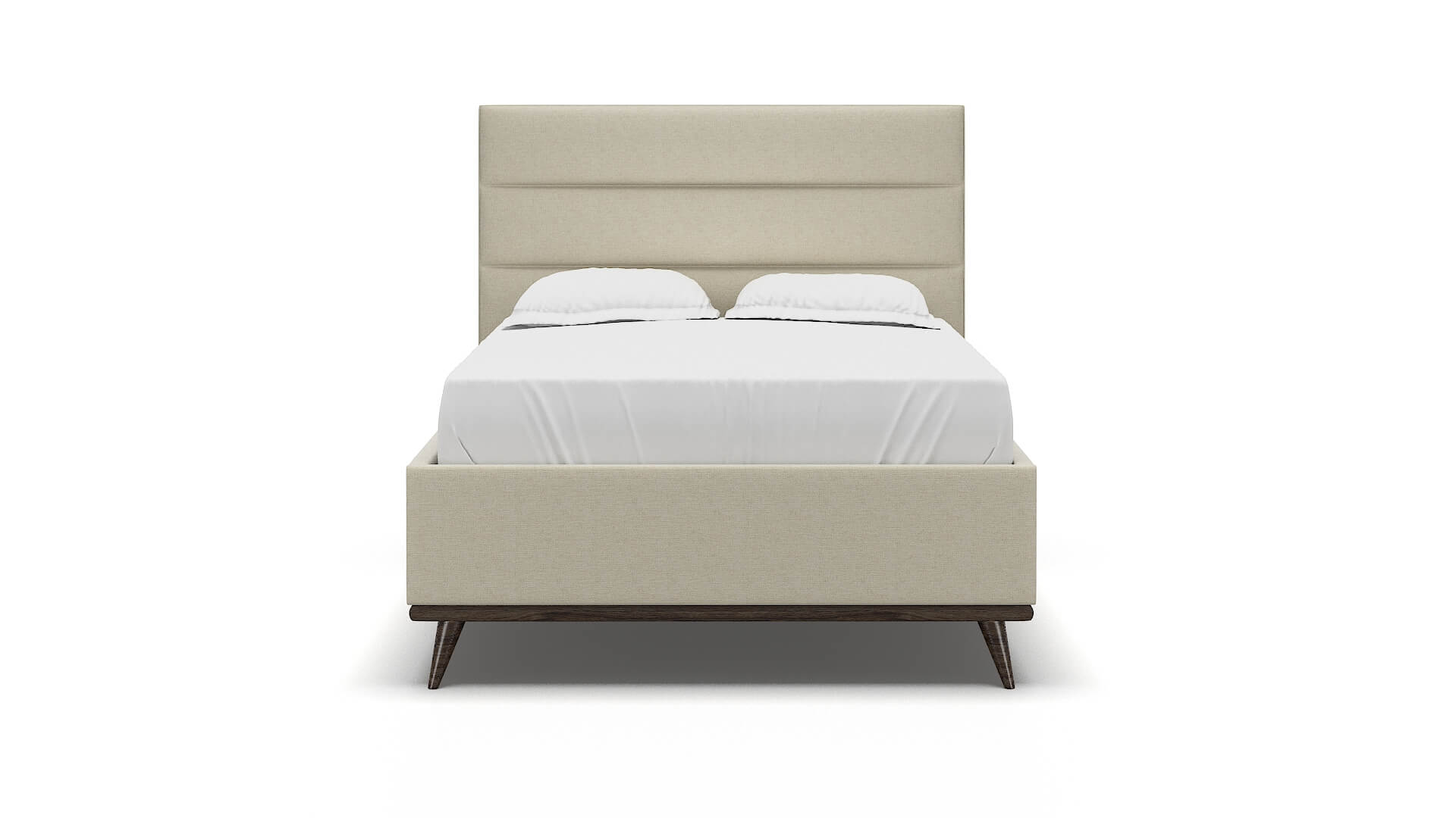 Hannela Phoenix Ivory Bed espresso legs 1