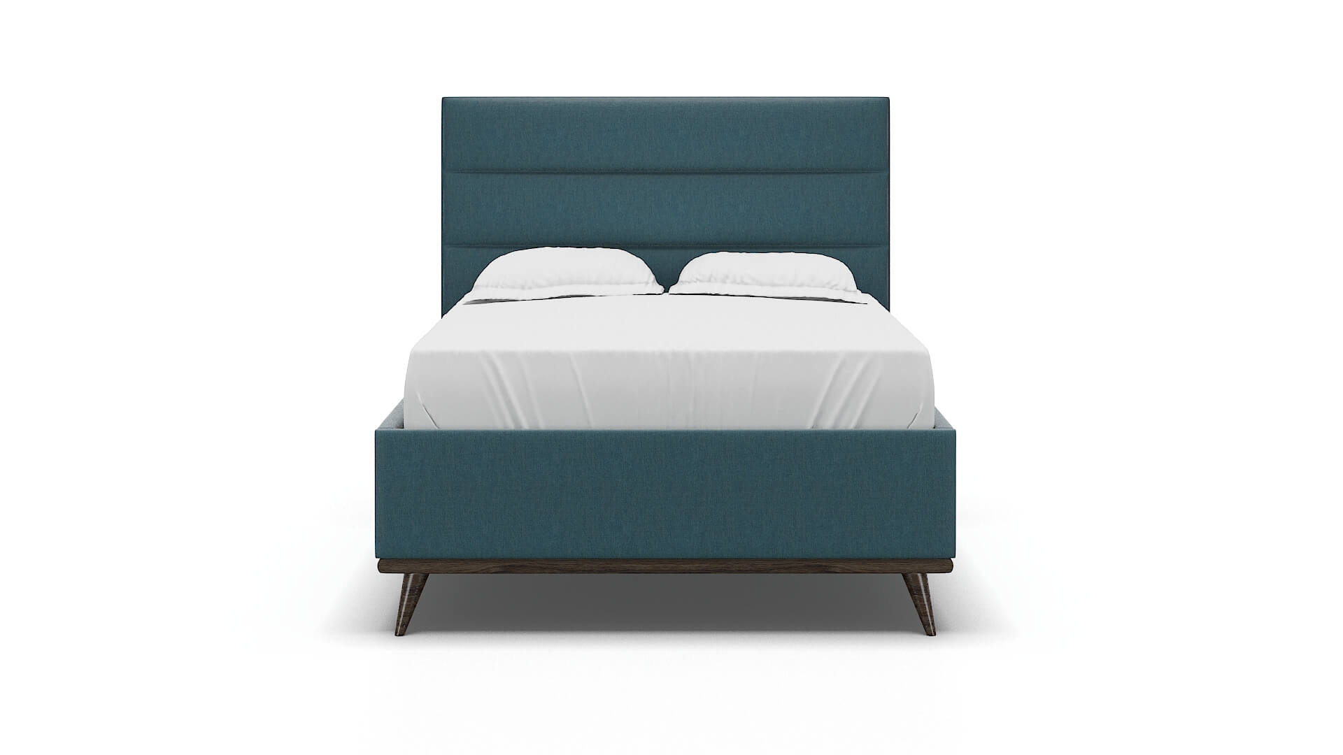 Hannela Portland Prussian Bed espresso legs 1
