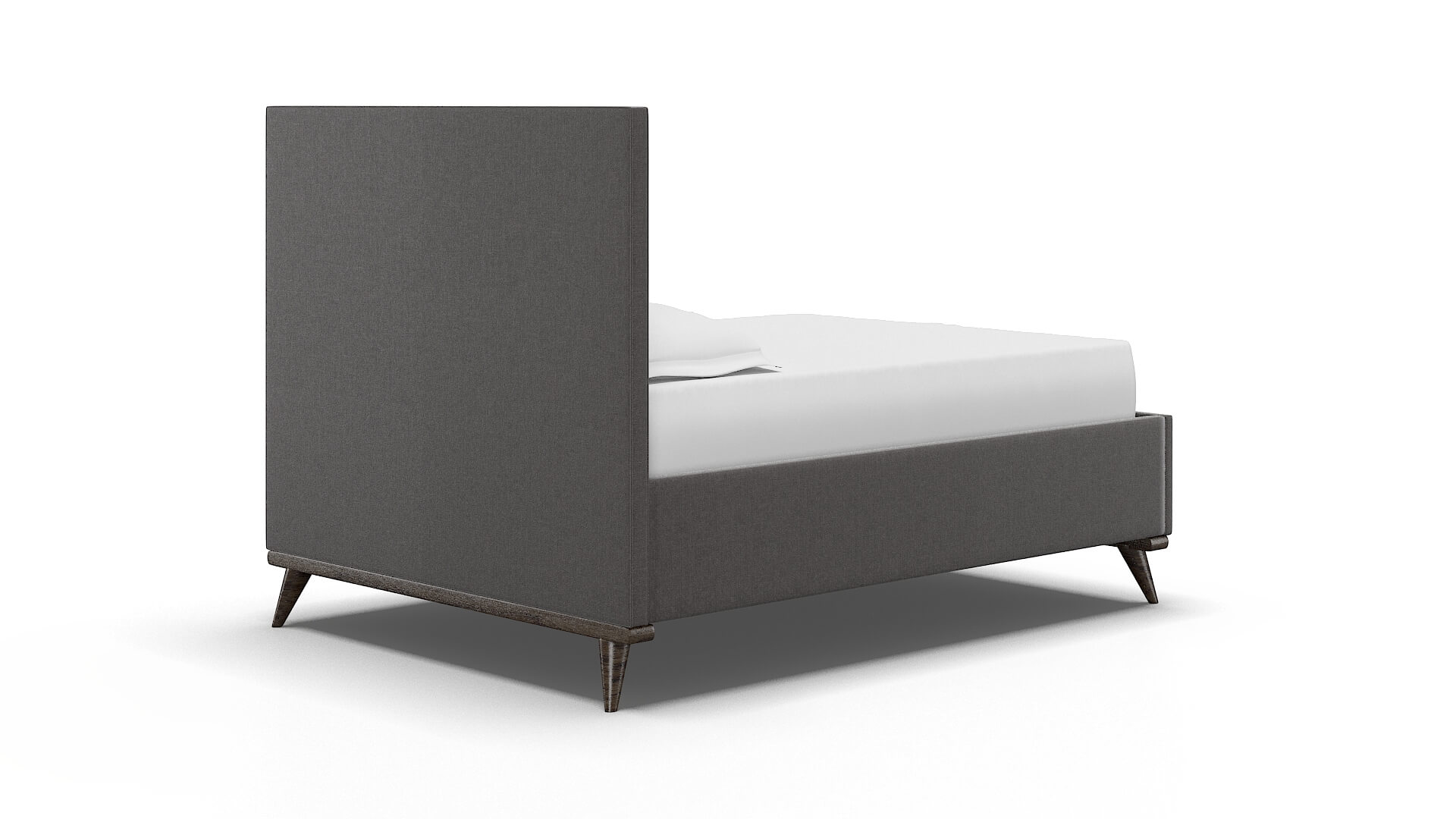 Hannela Sasha Grey Bed espresso legs 4