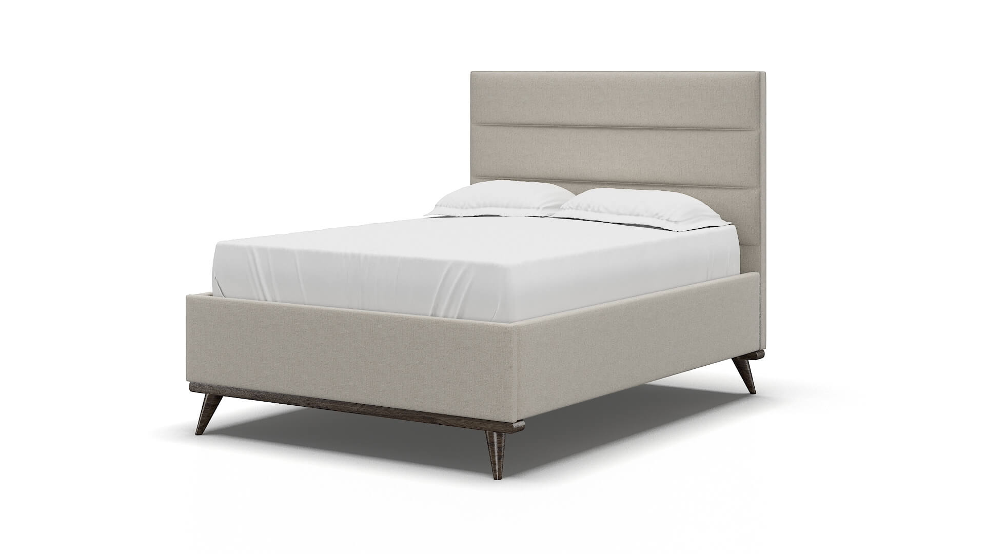Hannela Sasha Linen Bed espresso legs 5