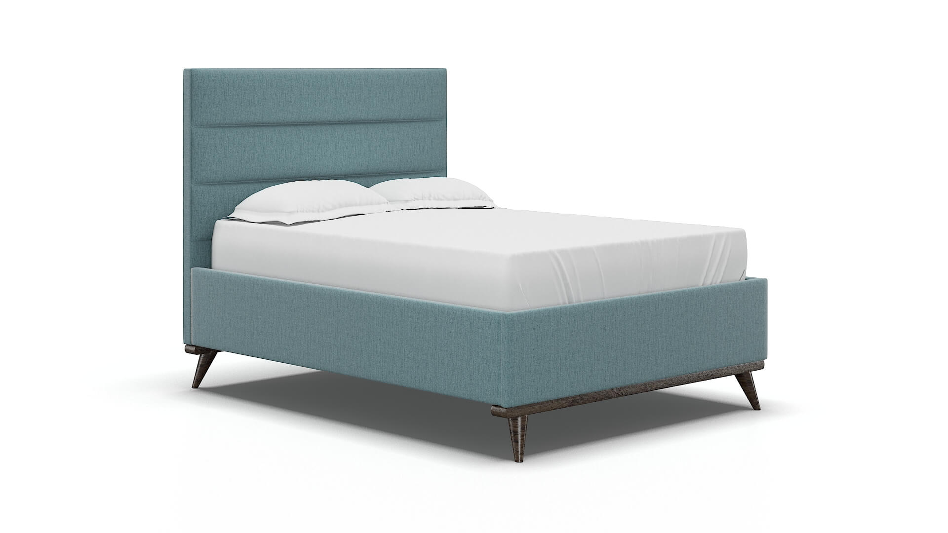 Hannela Sasha Teal Bed espresso legs 2