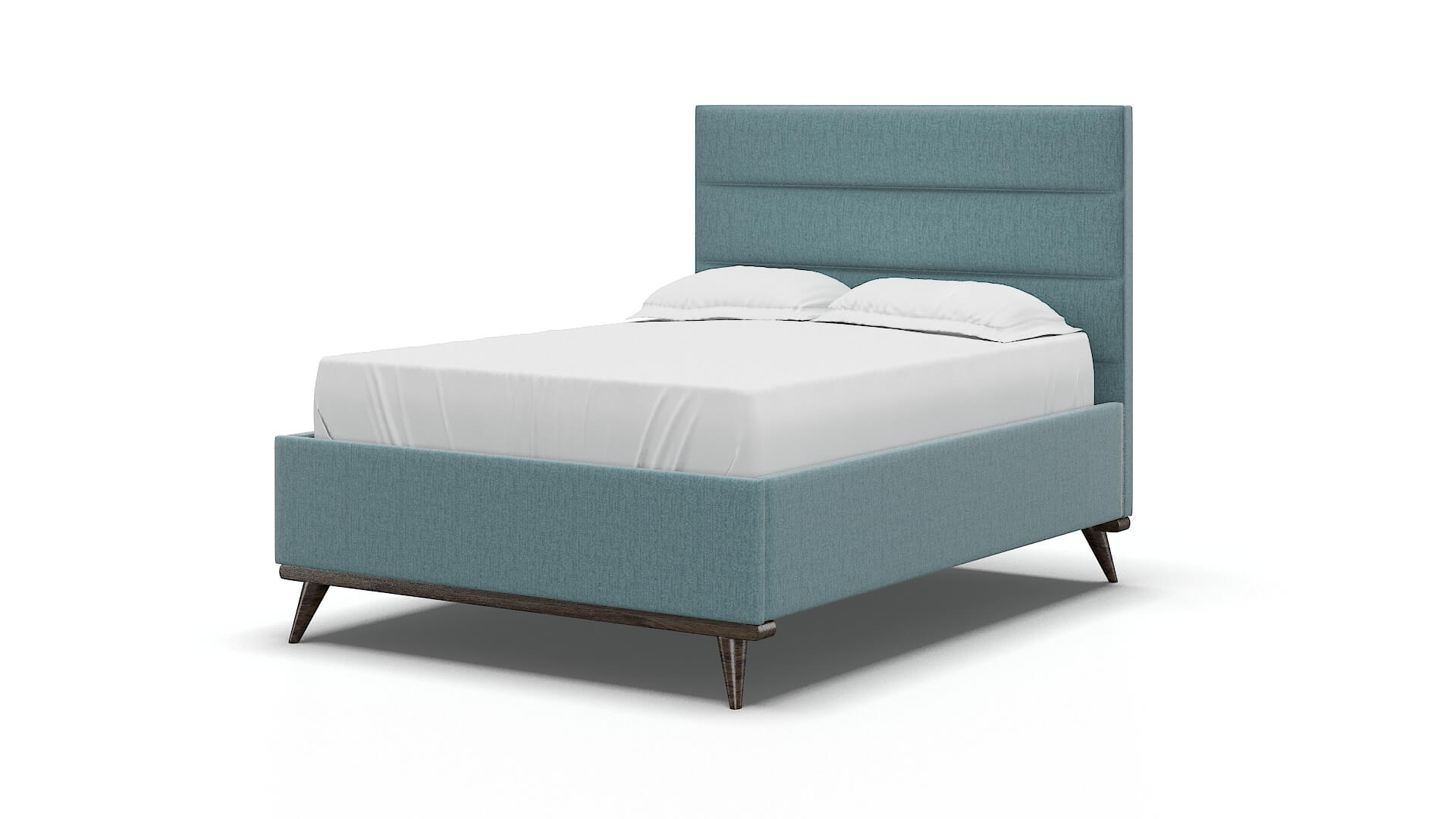 Hannela Sasha Teal Bed espresso legs 5
