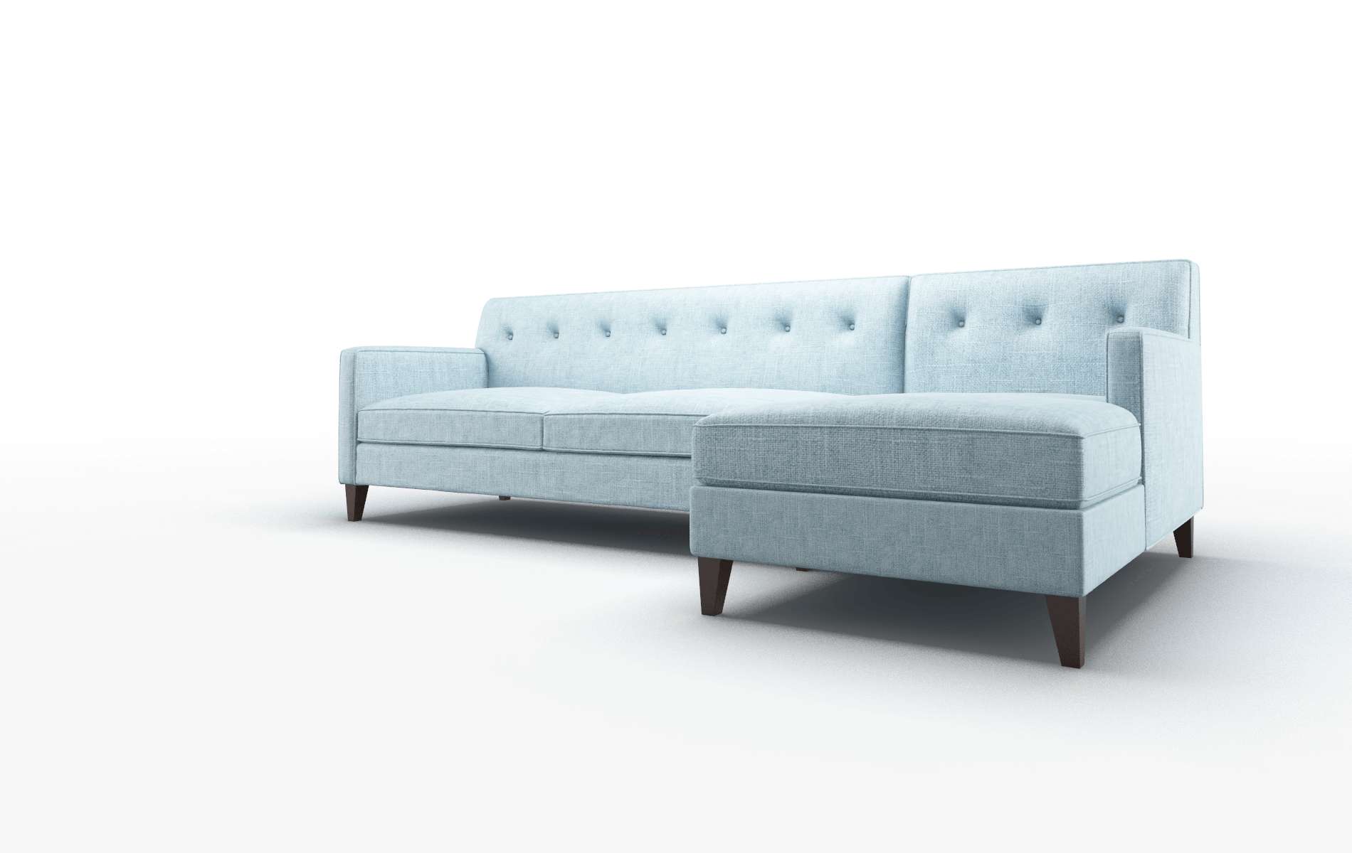 Harper Atlas Turquoise Panel espresso legs 4