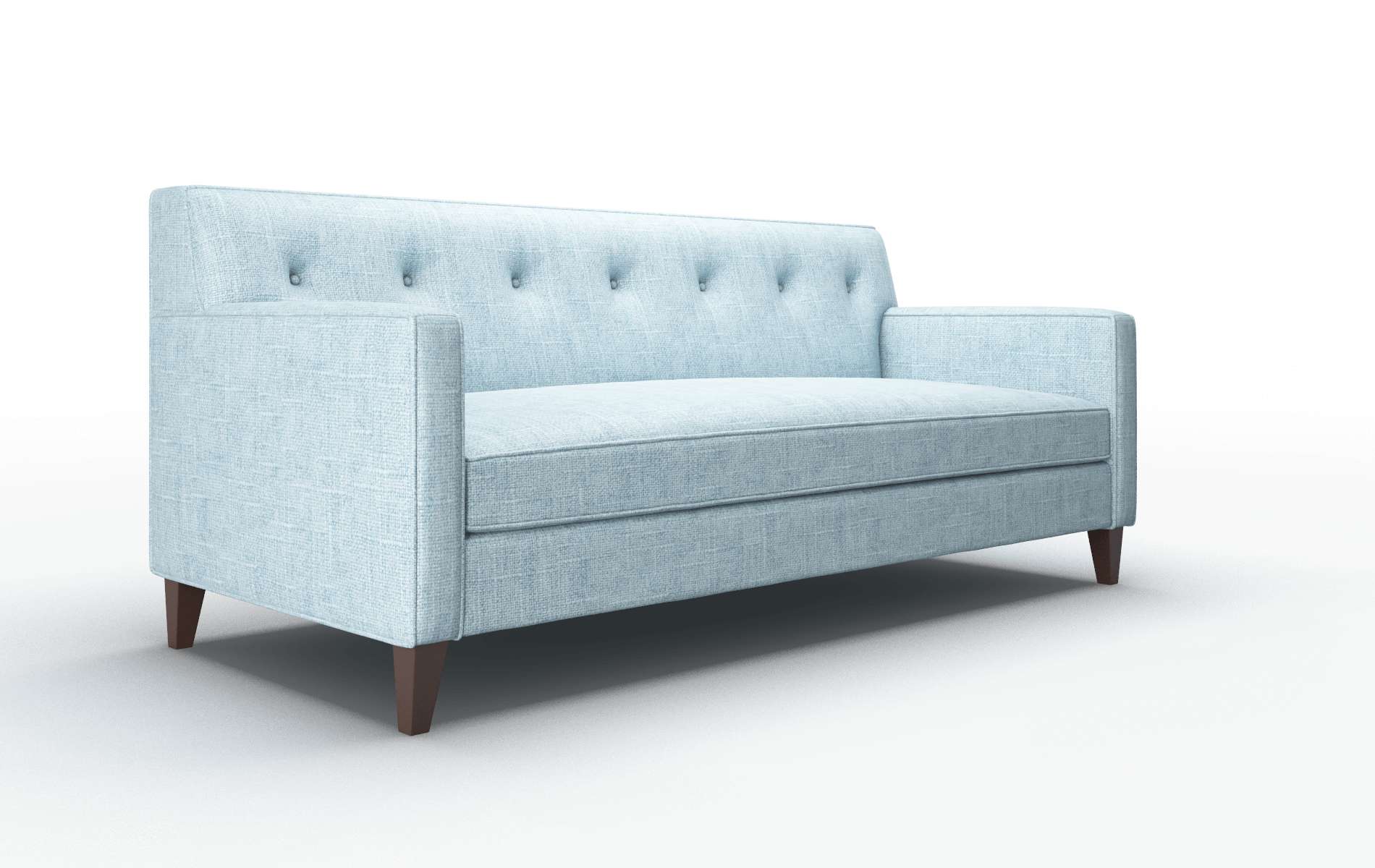 Harper Atlas Turquoise Sofa espresso legs 2