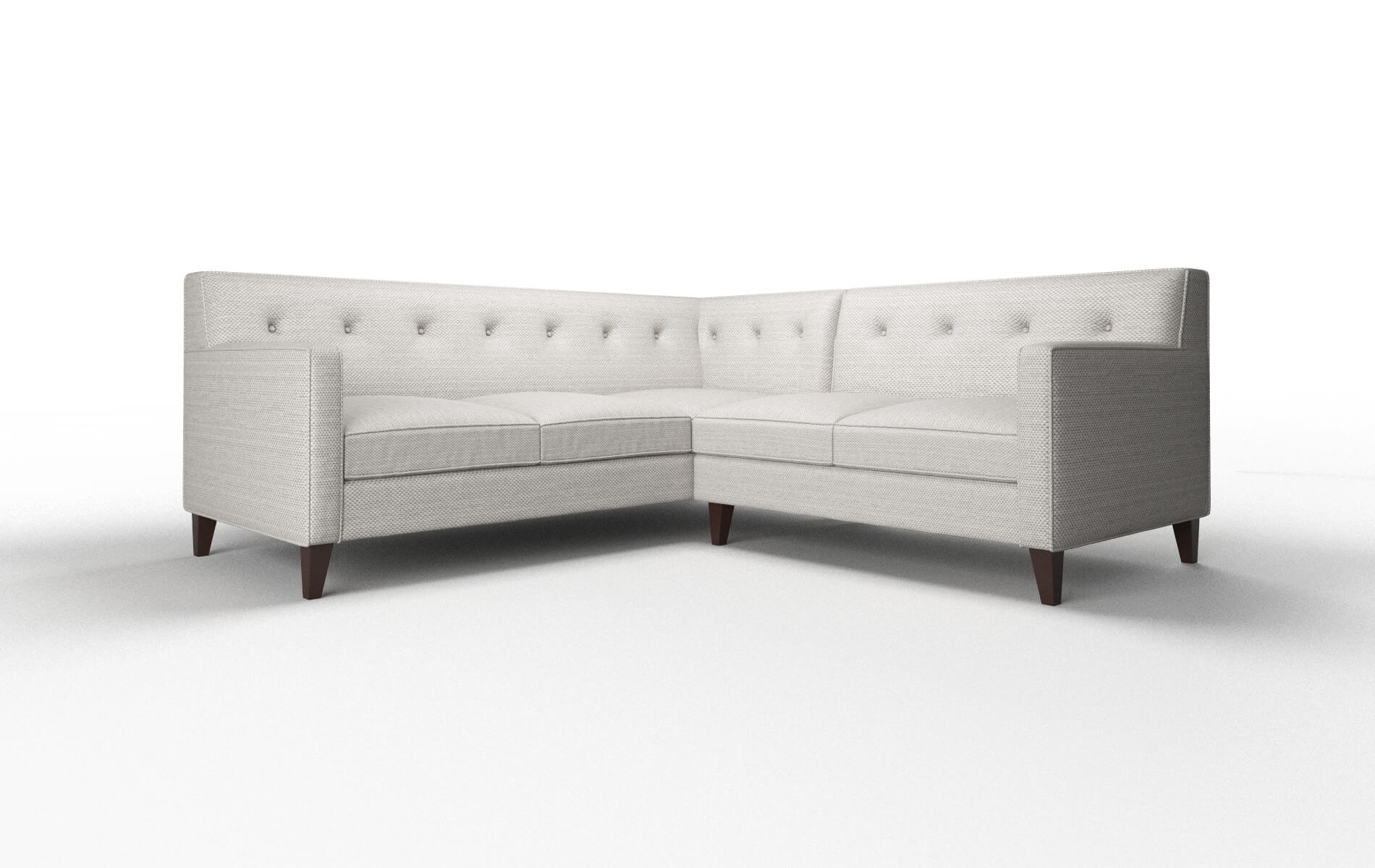Harper Avenger dolphin Sectional Espresso Legs  1