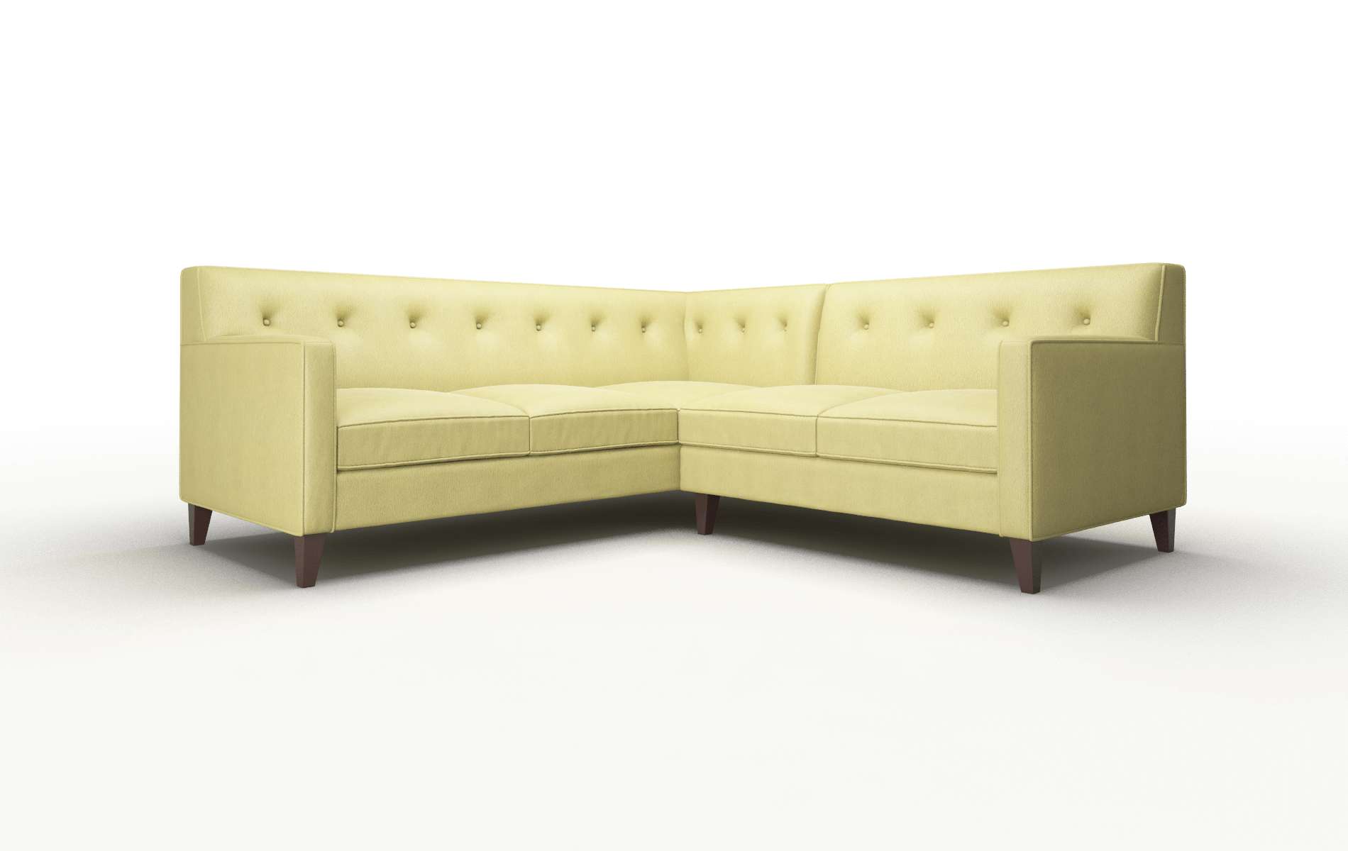 Harper Bella Apple Sectional espresso legs 1