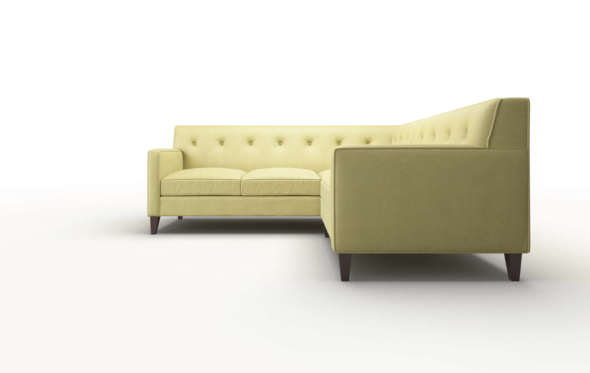 Harper Bella Apple Sectional espresso legs 5