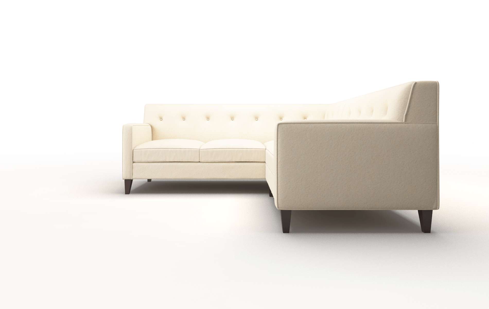 Harper Bella Buckwheat Sectional espresso legs 5