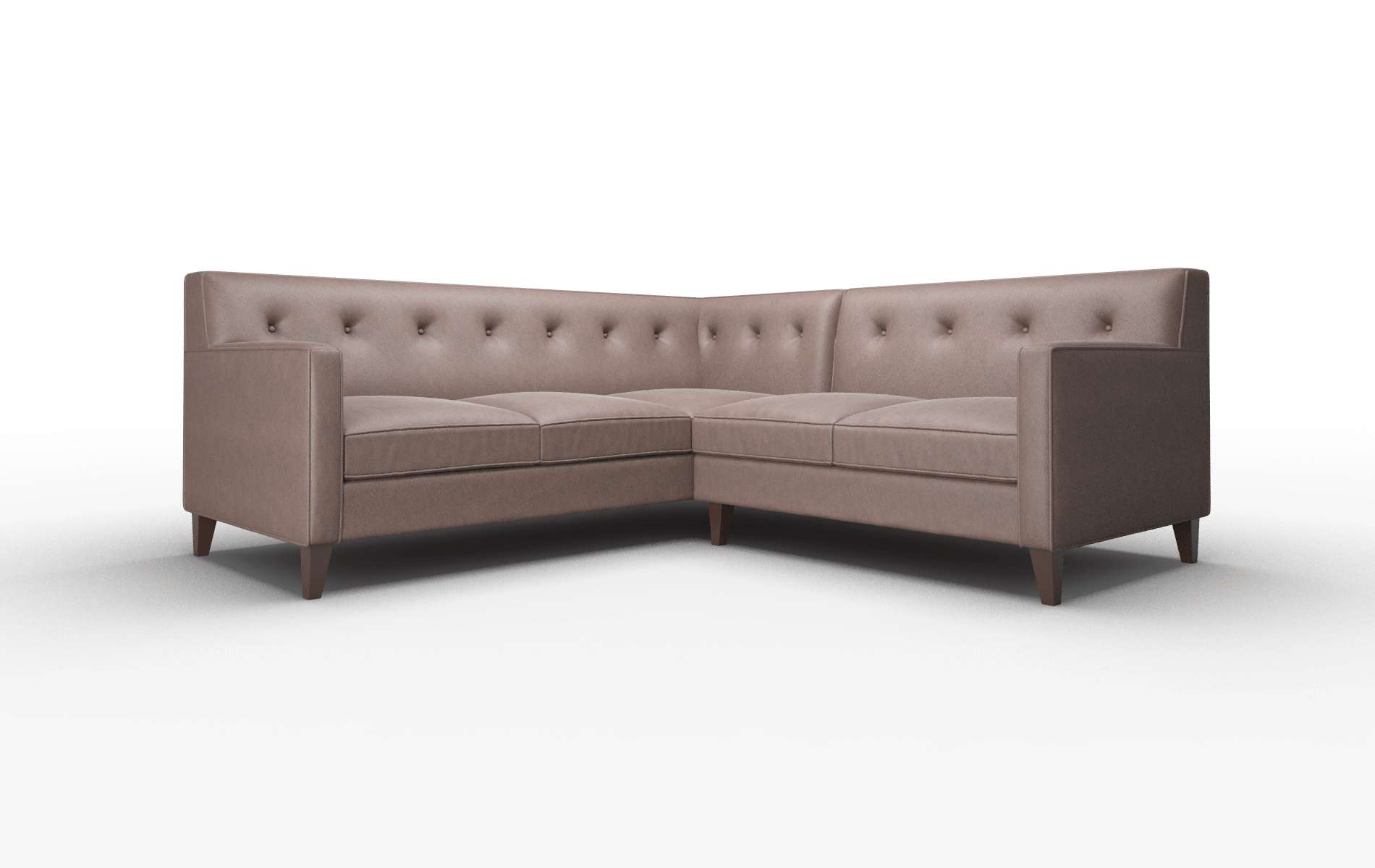 Harper Bella Espresso Sectional espresso legs 1