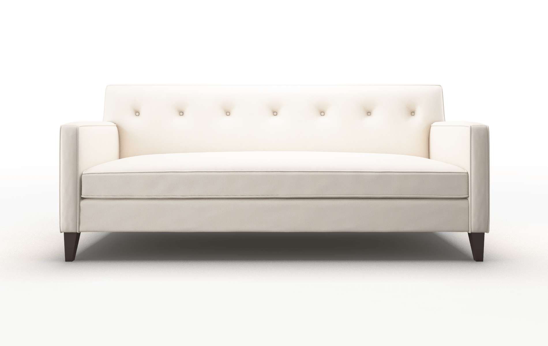 Harper Blanche Milky Sofa espresso legs 1