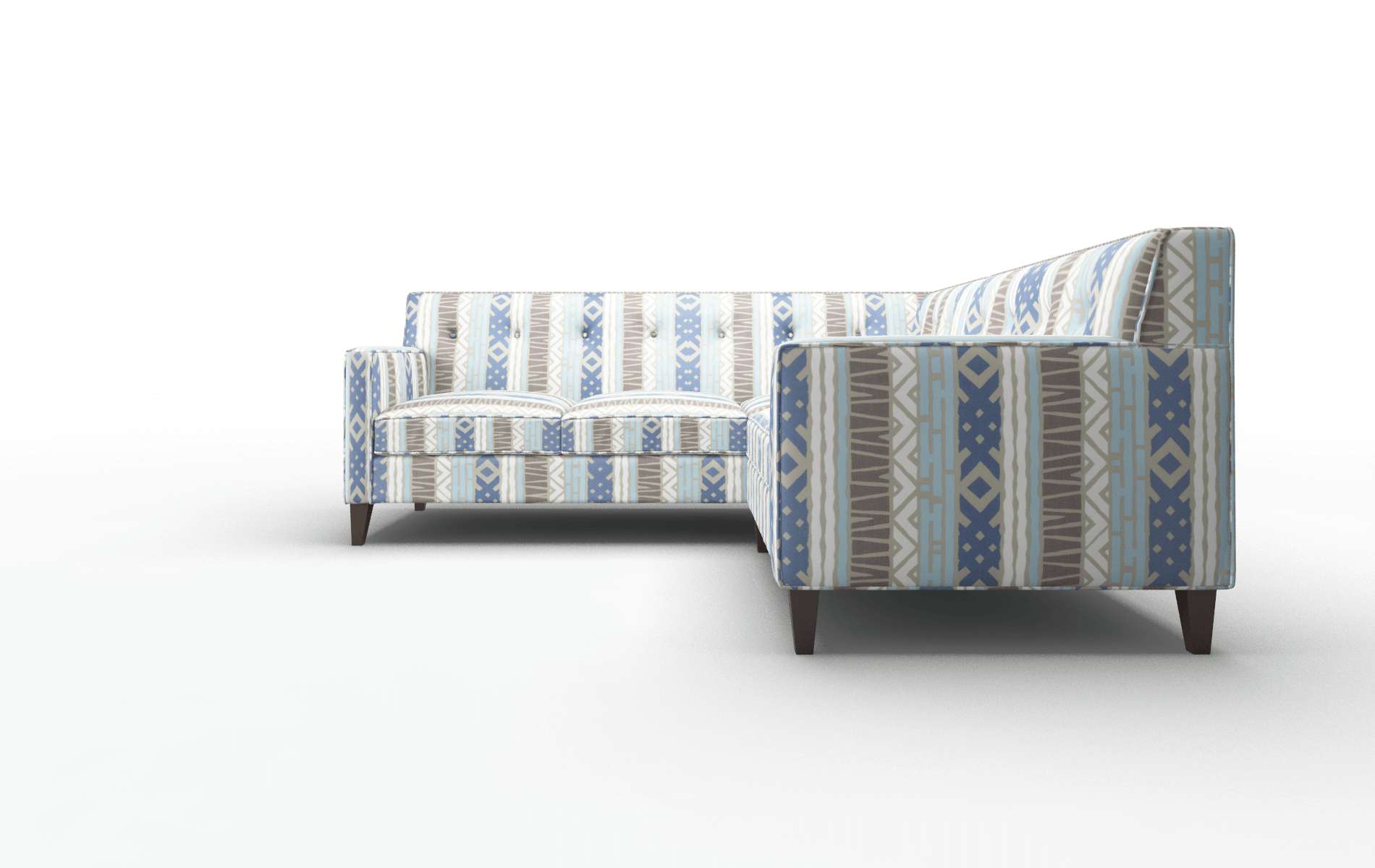 Harper Bodhi Indigo Sectional espresso legs 5