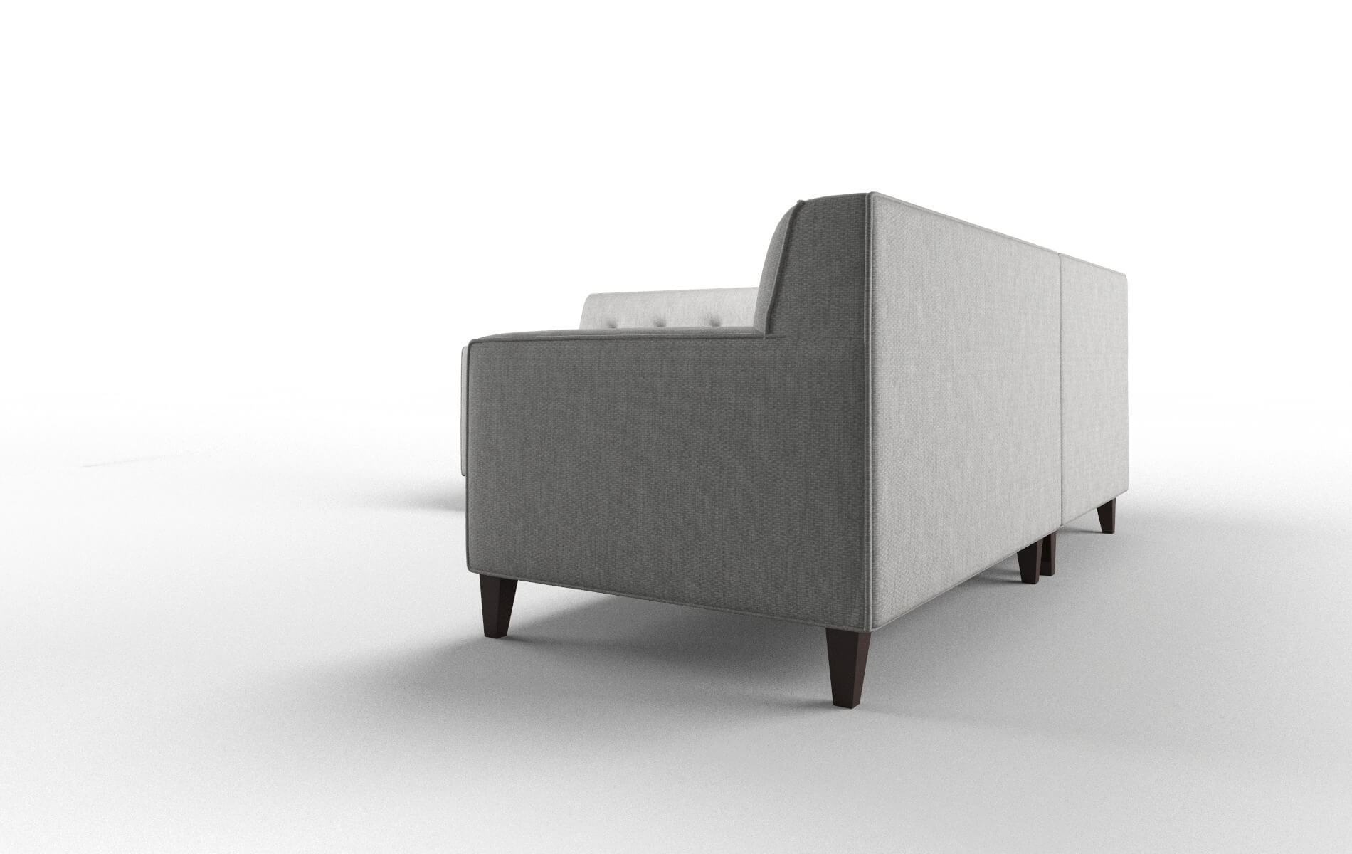 Harper Bungalow Graphite Sectional espresso legs 4