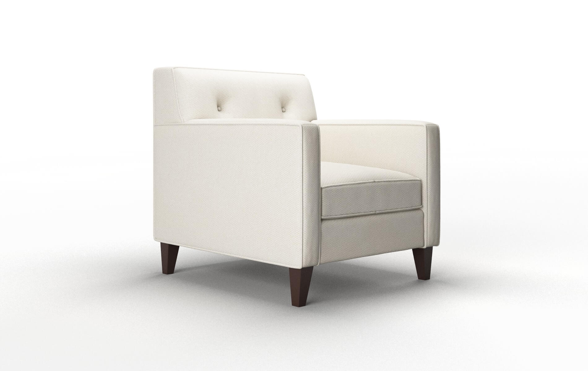 Harper Bungalow Ivory Chair espresso legs 2