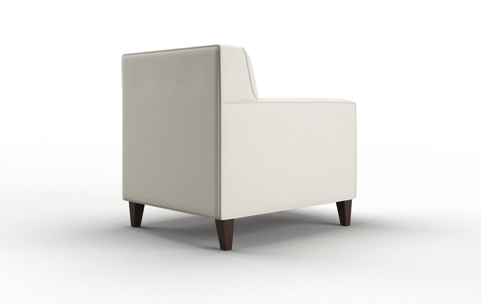 Harper Bungalow Ivory Chair espresso legs 5